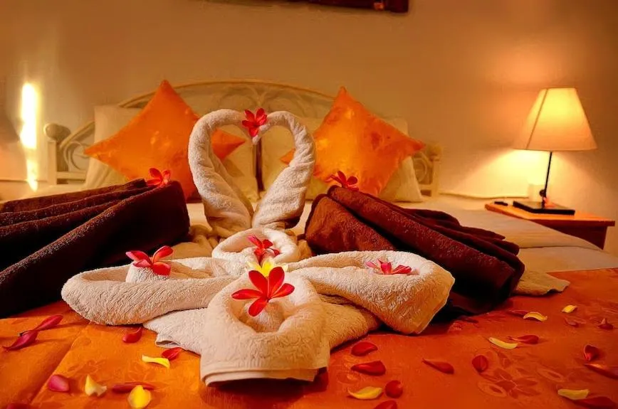 Bed in The Rahayu Cottage