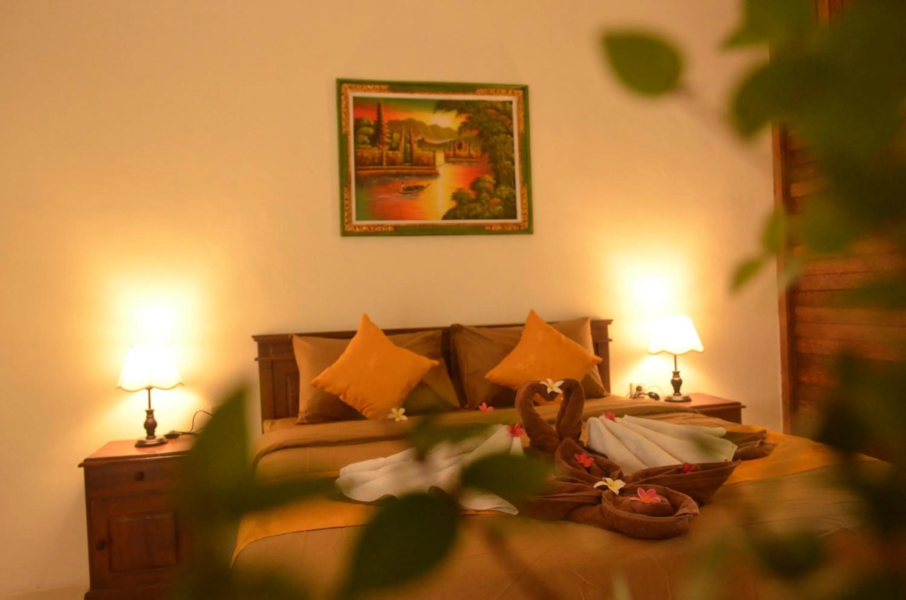 Bed in The Rahayu Cottage