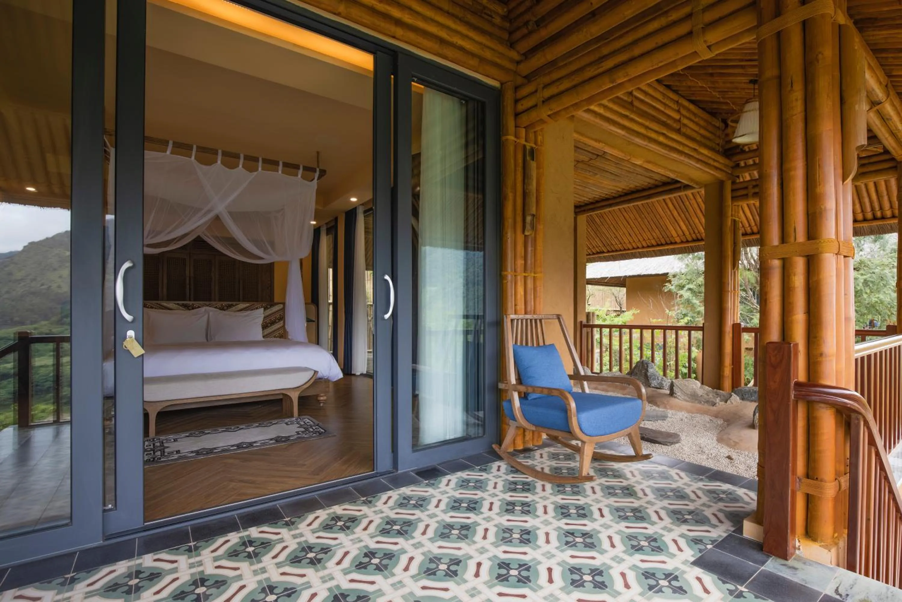 View (from property/room), Bed in Le Champ Tu Le