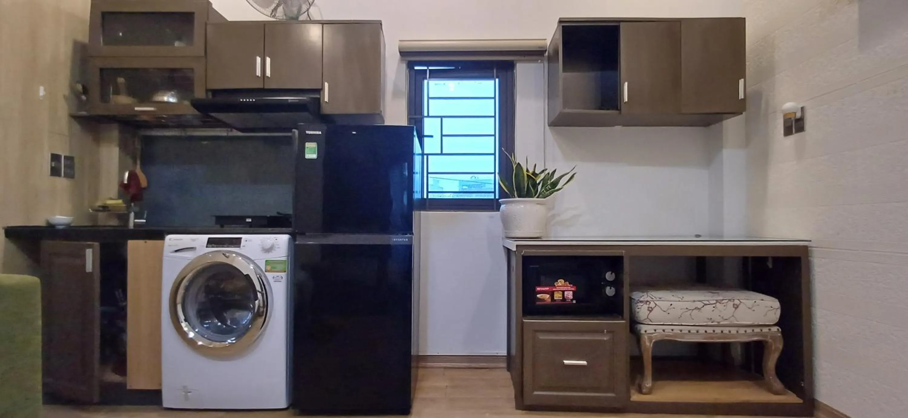 Kitchen or kitchenette in Seashine Apartment