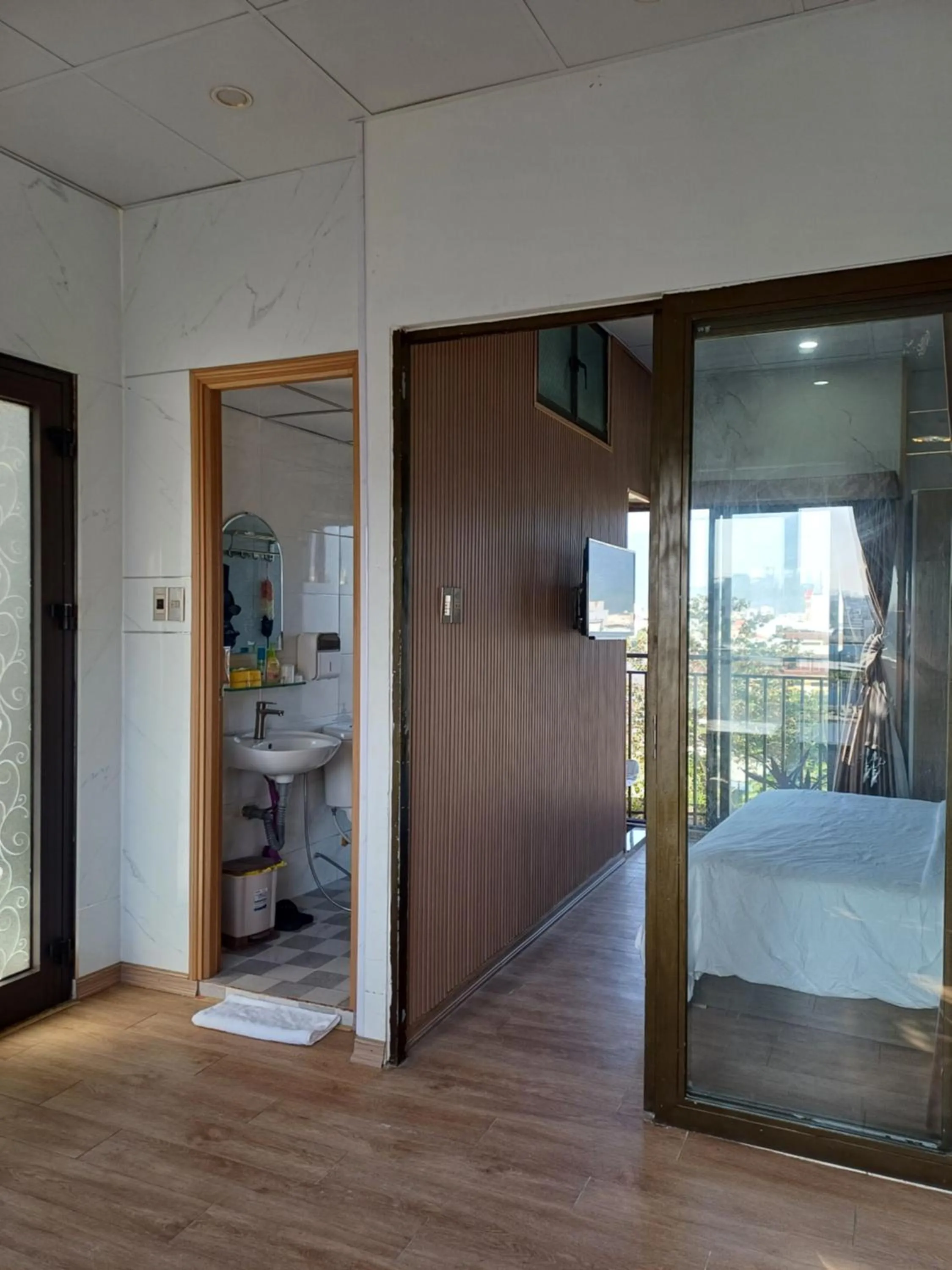 Bed in Seashine Apartment