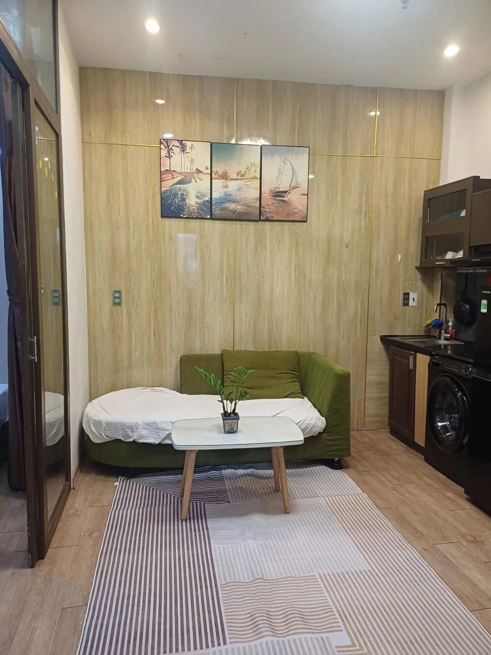 Kitchen or kitchenette in Seashine Apartment