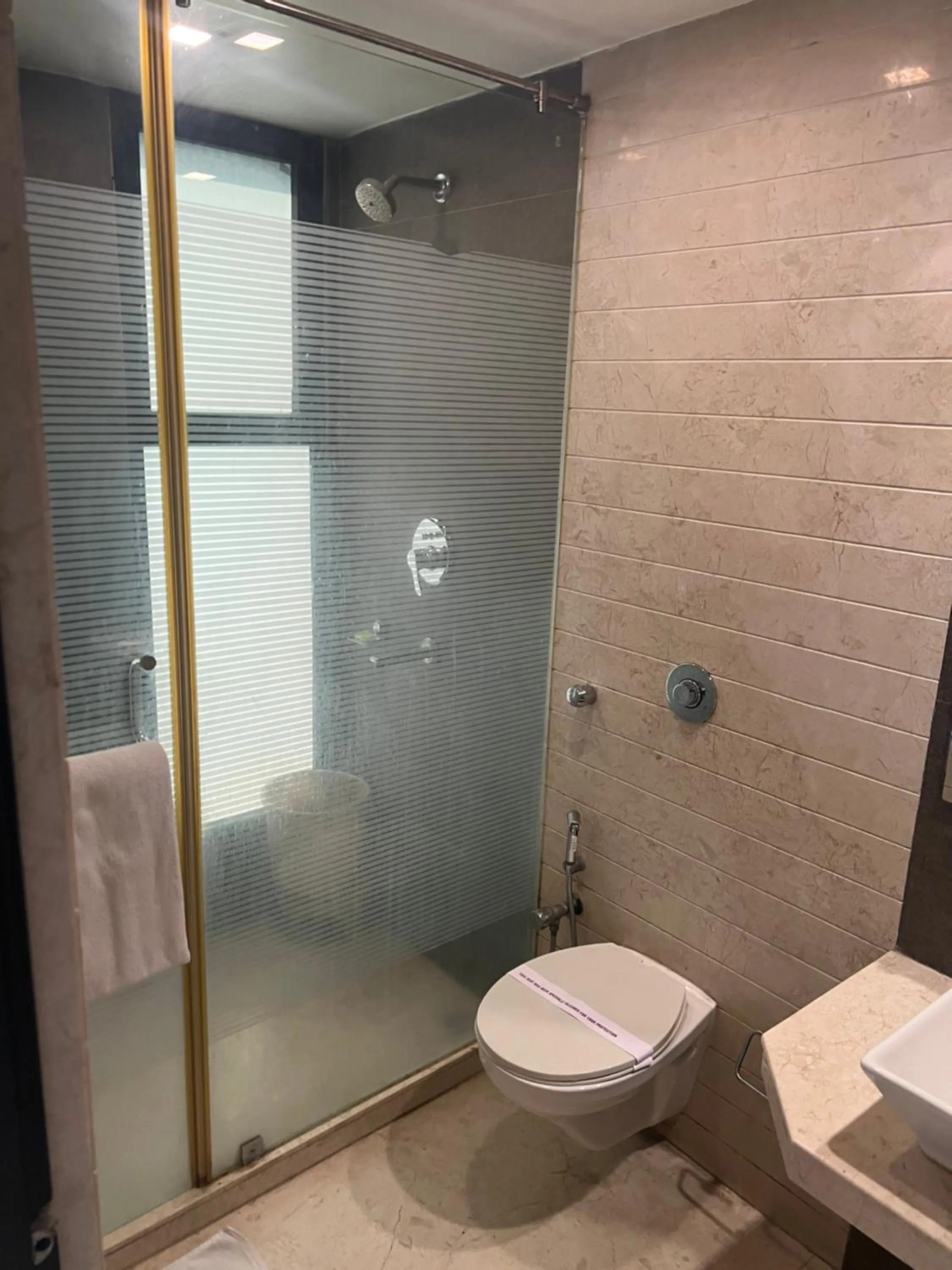 Toilet in Hotel Aston International