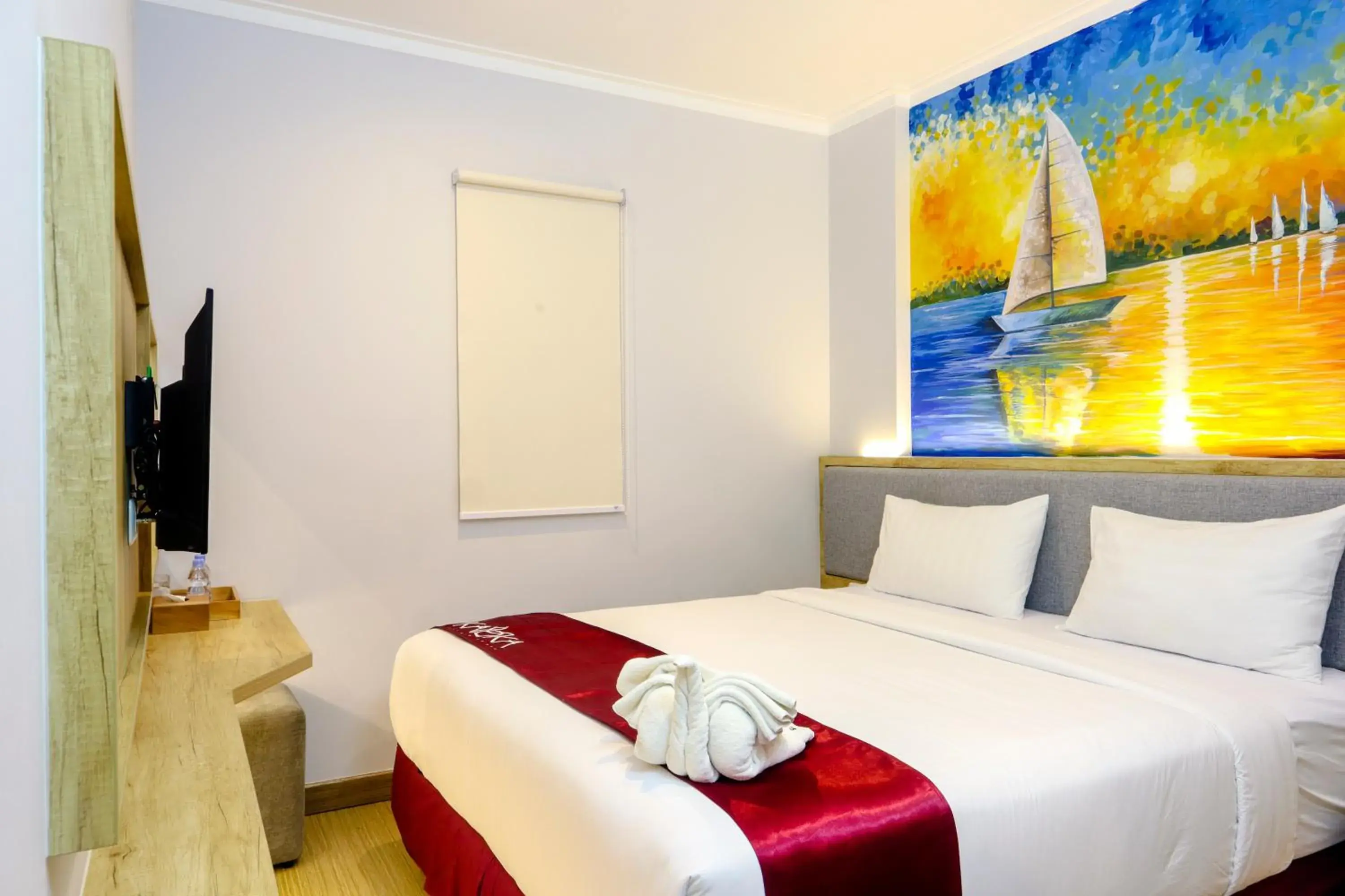 Bed in Kaloka Airport Hotel Bed in Kaloka Airport Hotel