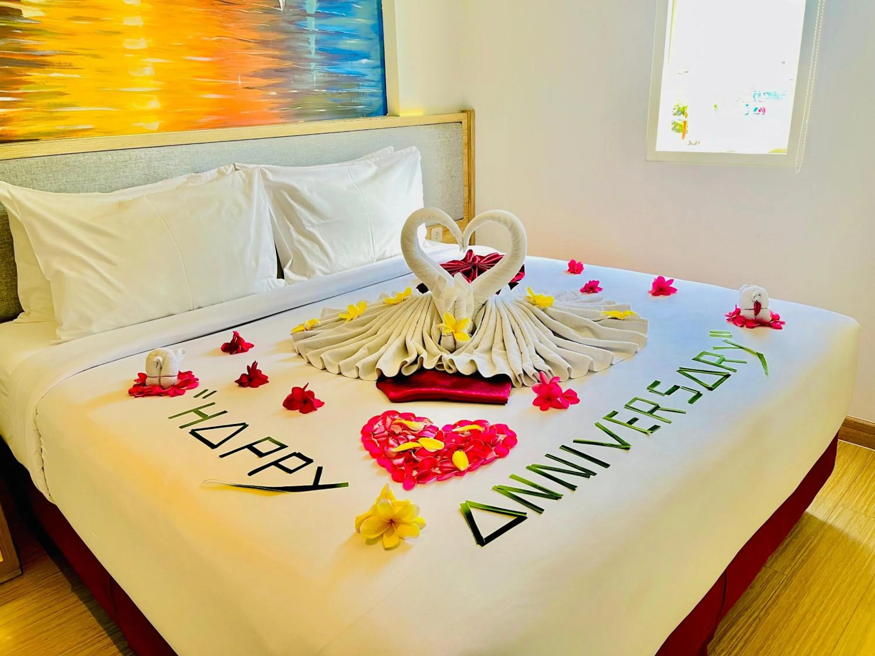 Bed in Kaloka Airport Hotel