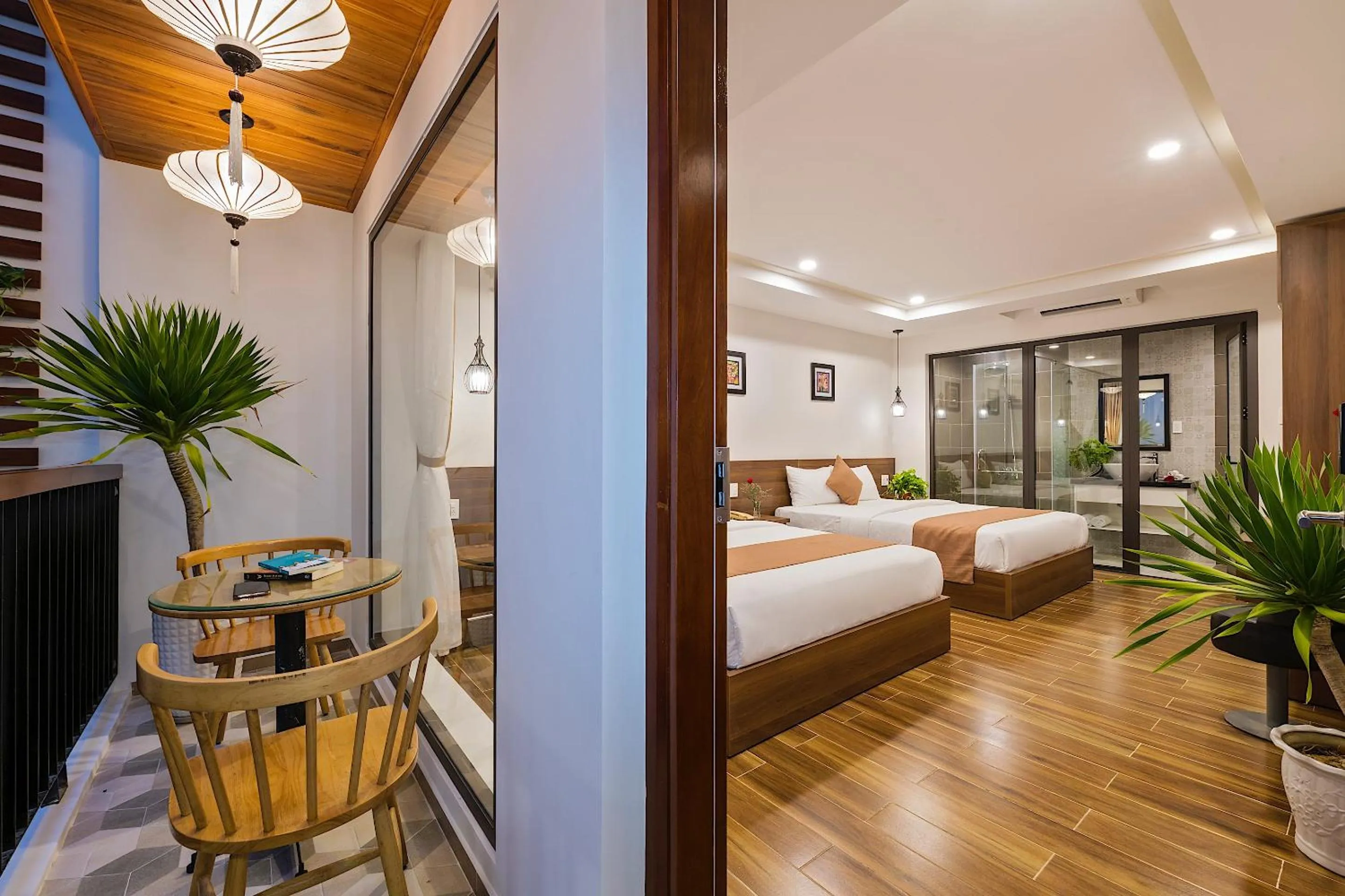 View (from property/room), Bed in Brother Villa Hoi An