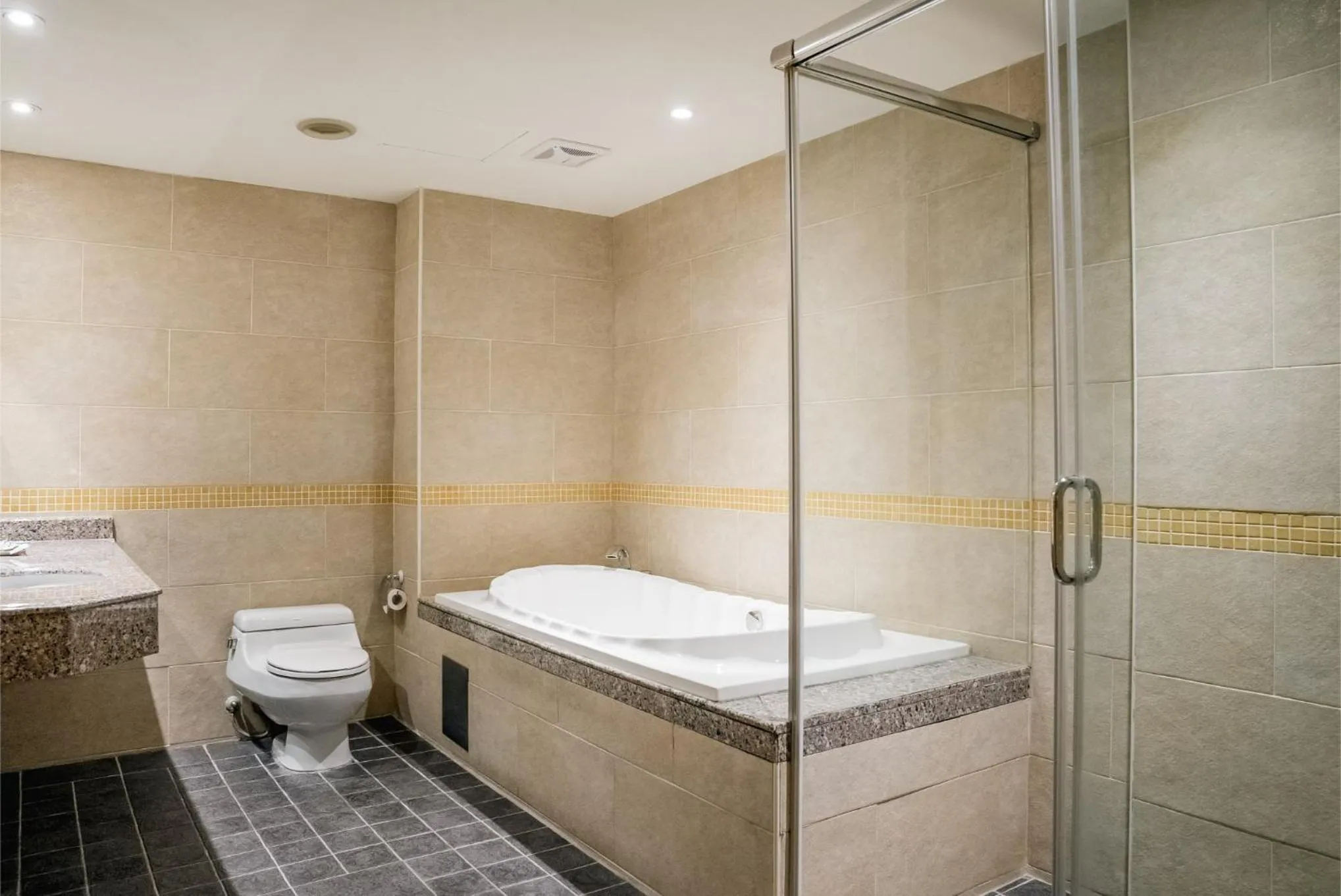 Shower in East Coast Hotel