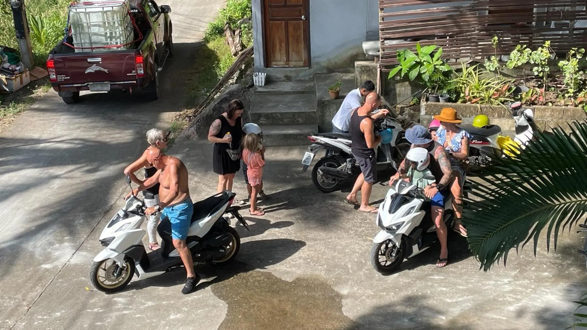 Street view in P.D. Beach Resort