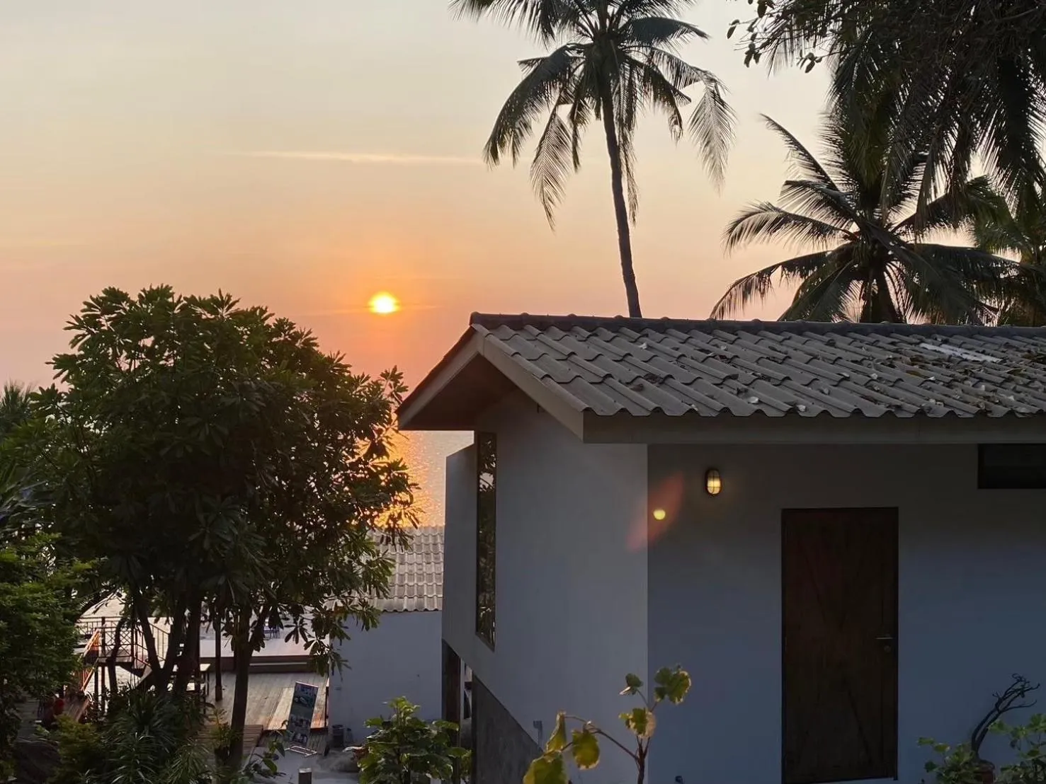 Sunset in P.D. Beach Resort