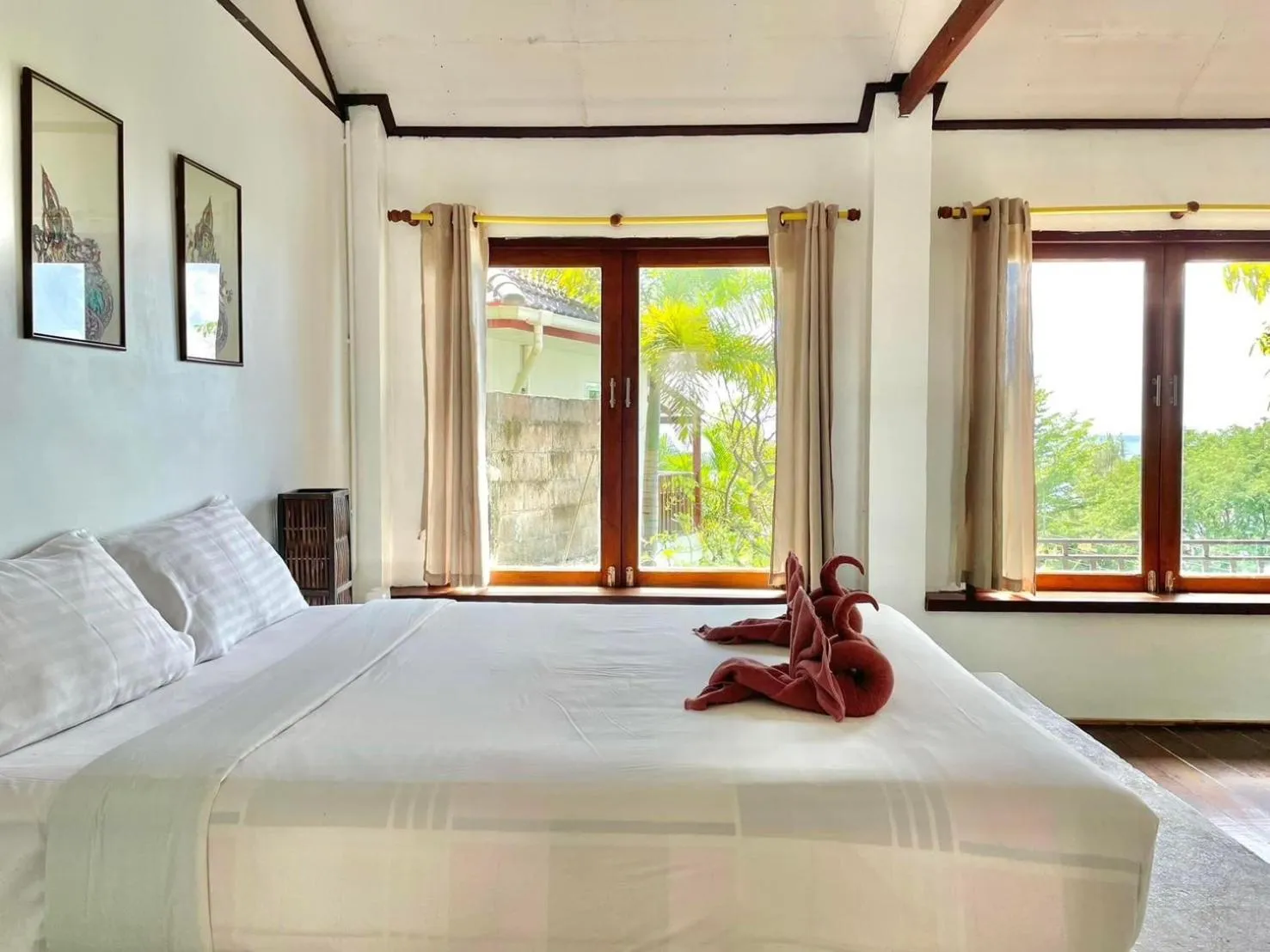 Bed in P.D. Beach Resort