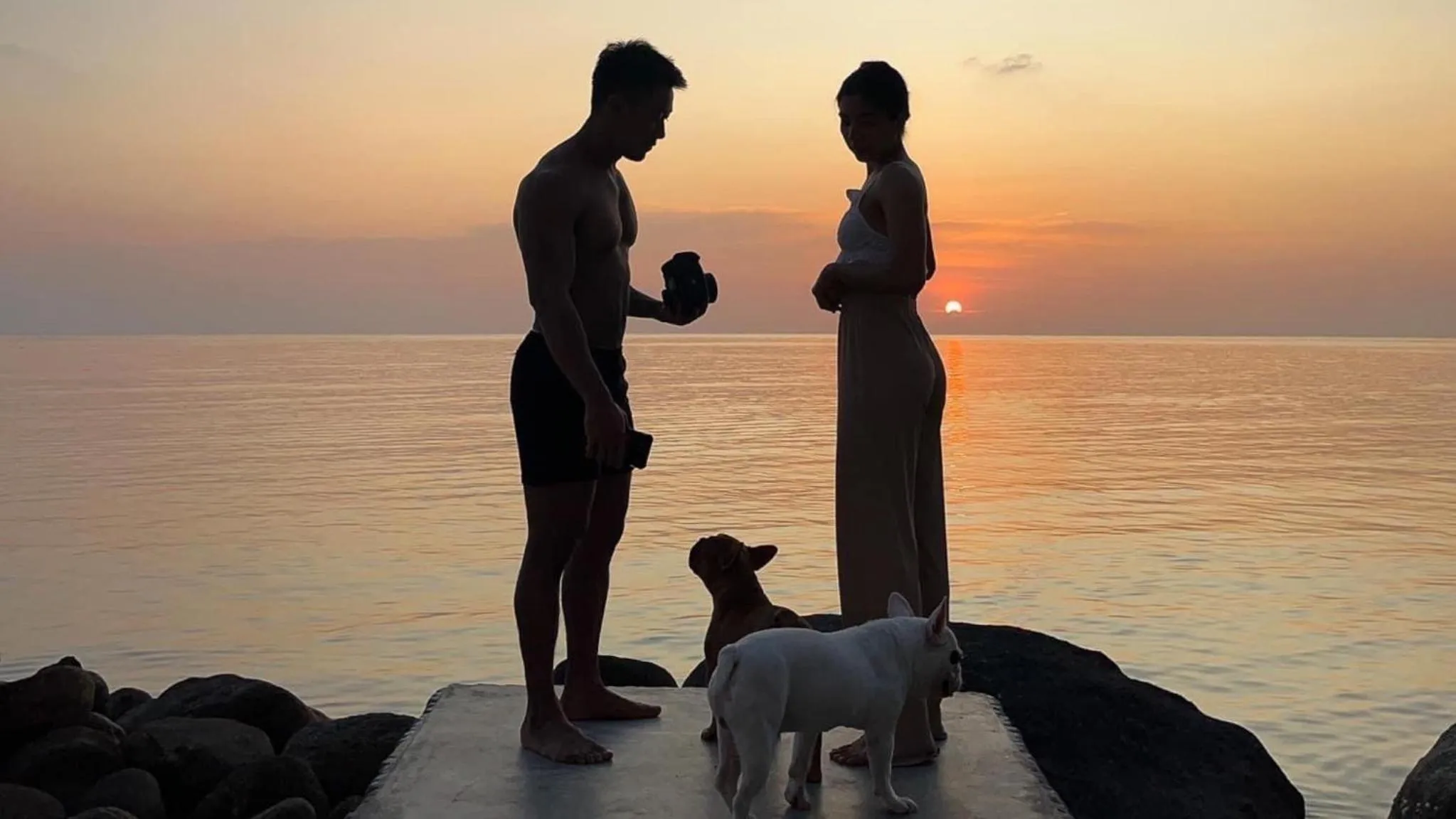 Sunset in P.D. Beach Resort