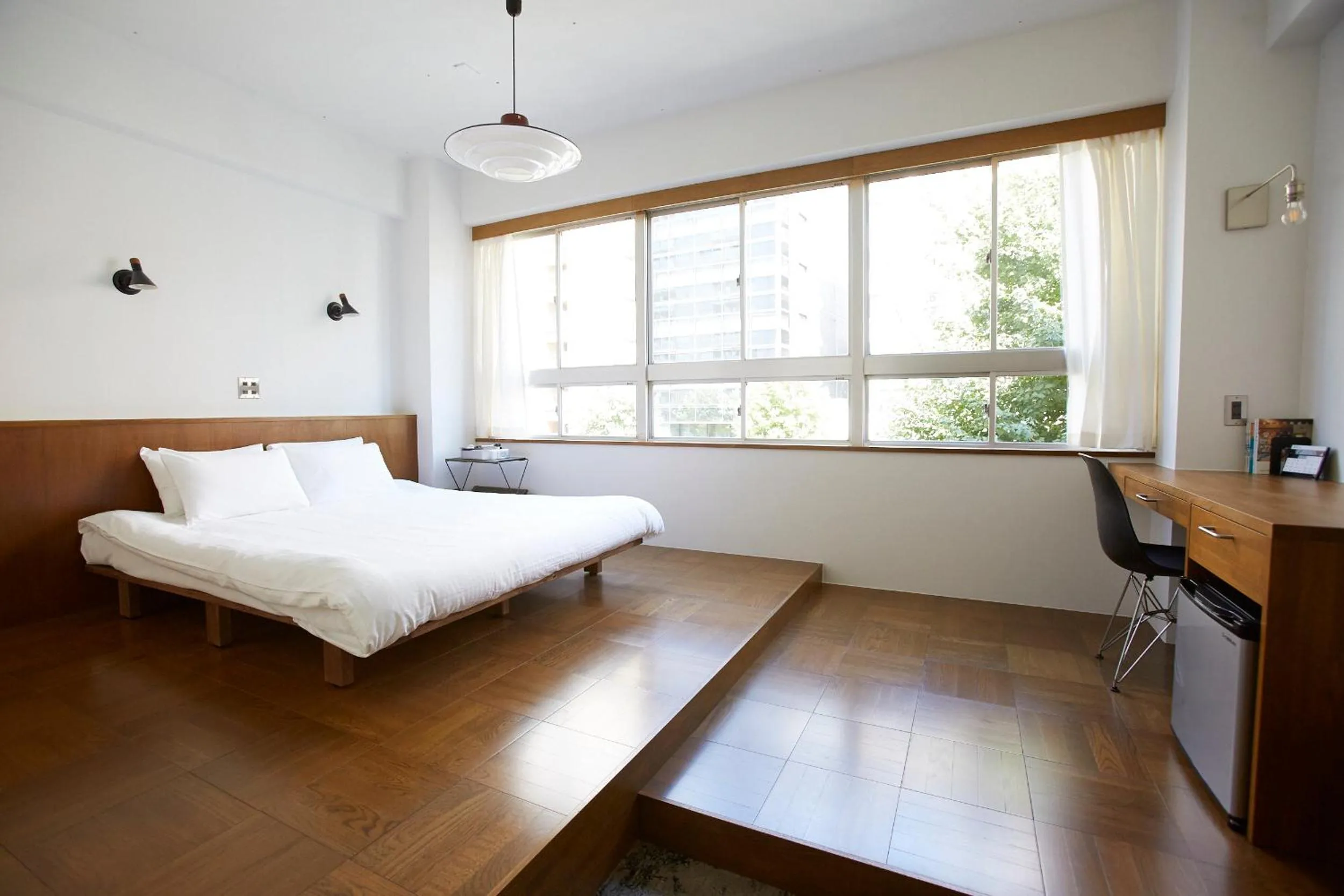 Bed in No Service Hotel