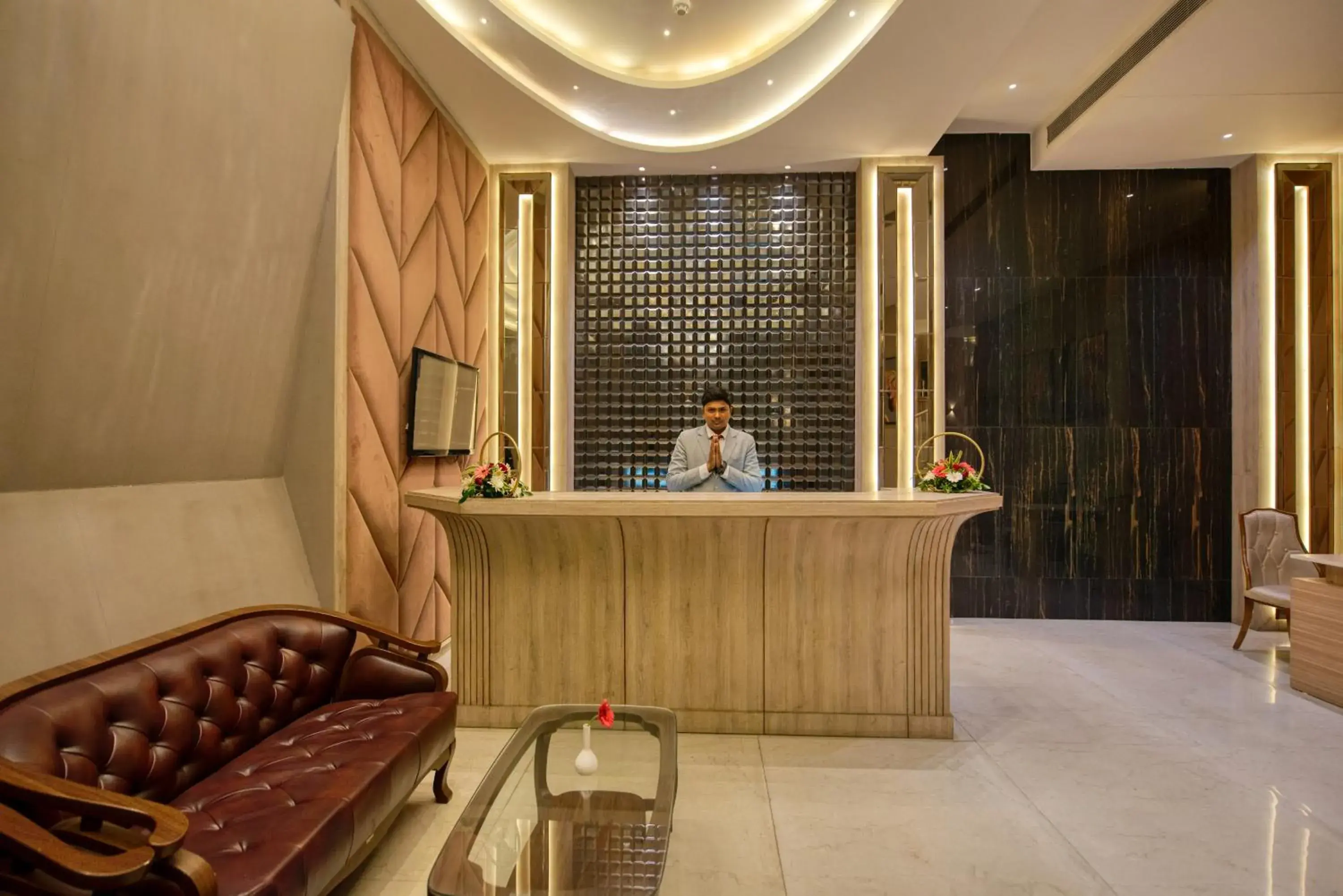 Lobby or reception in OM Clarks Inn Raebareli Lobby or reception in OM Clarks Inn Raebareli