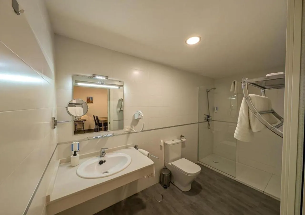 Shower in Apartamentos La Laguna