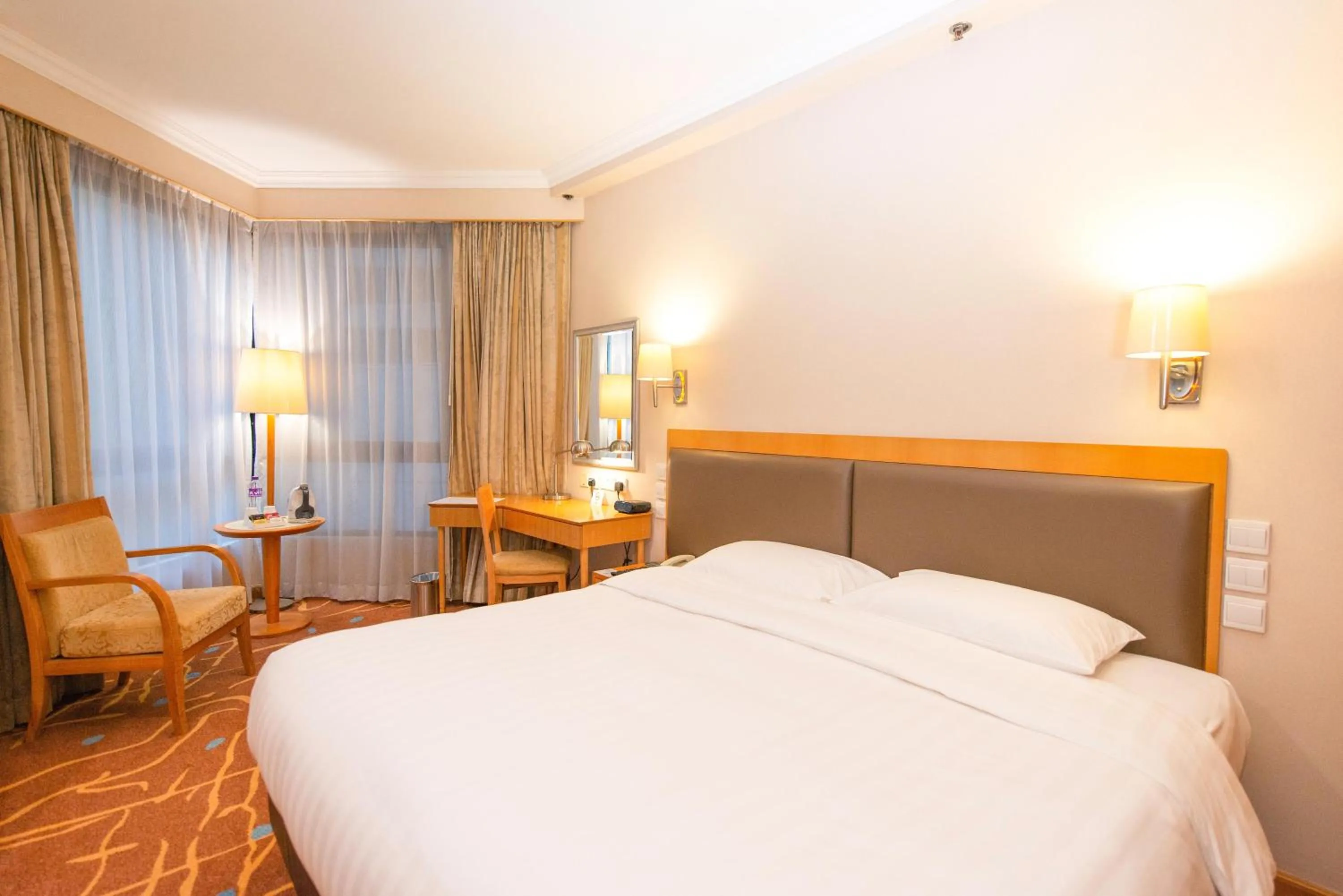 Bedroom, Bed in The Harbourview - Chinese YMCA of Hong Kong