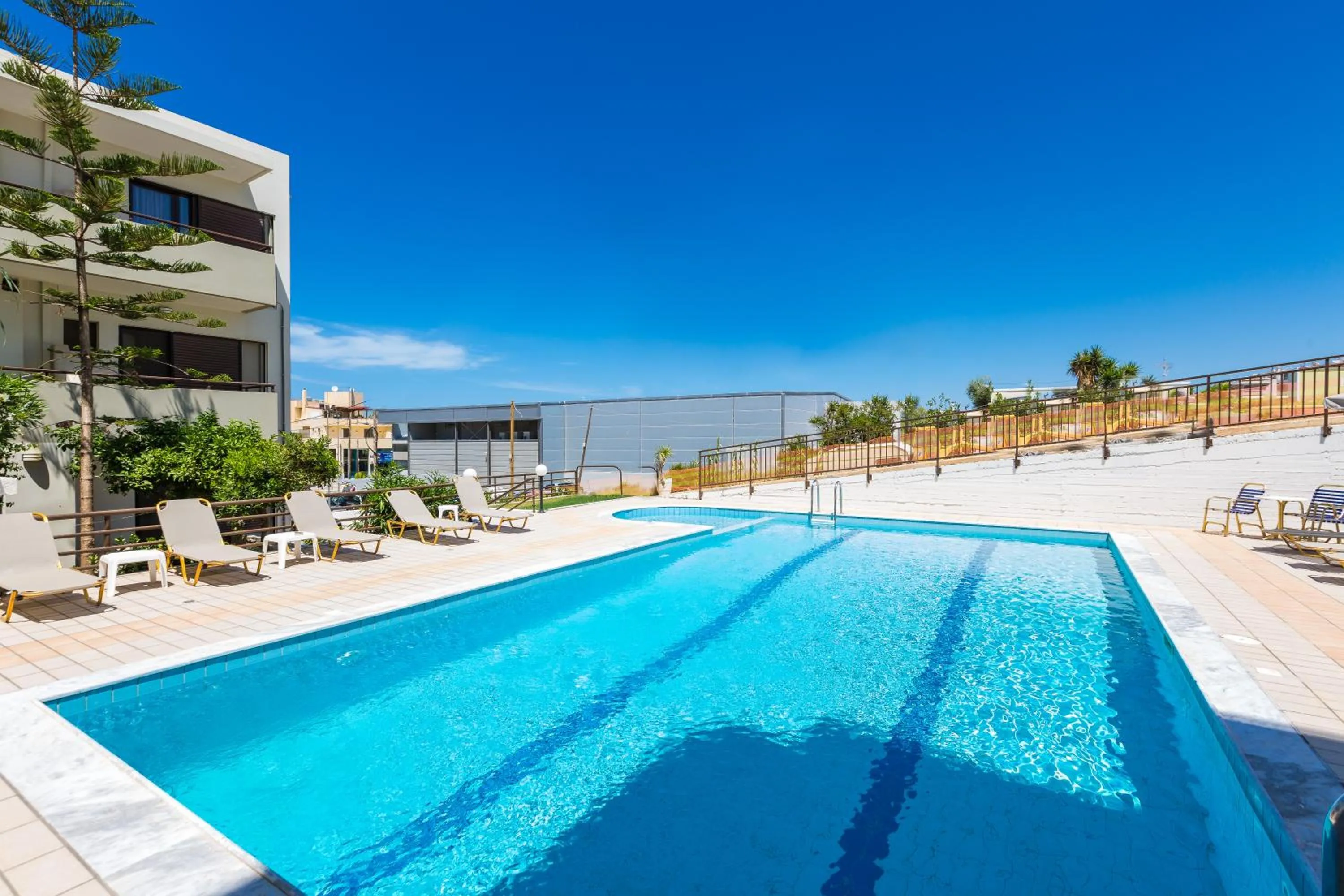 Swimming pool in Eltina Hotel