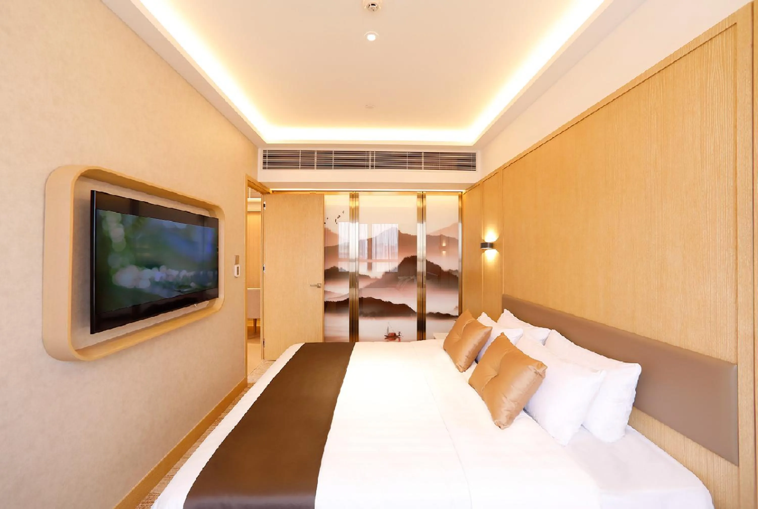 Bedroom, Bed in B P International