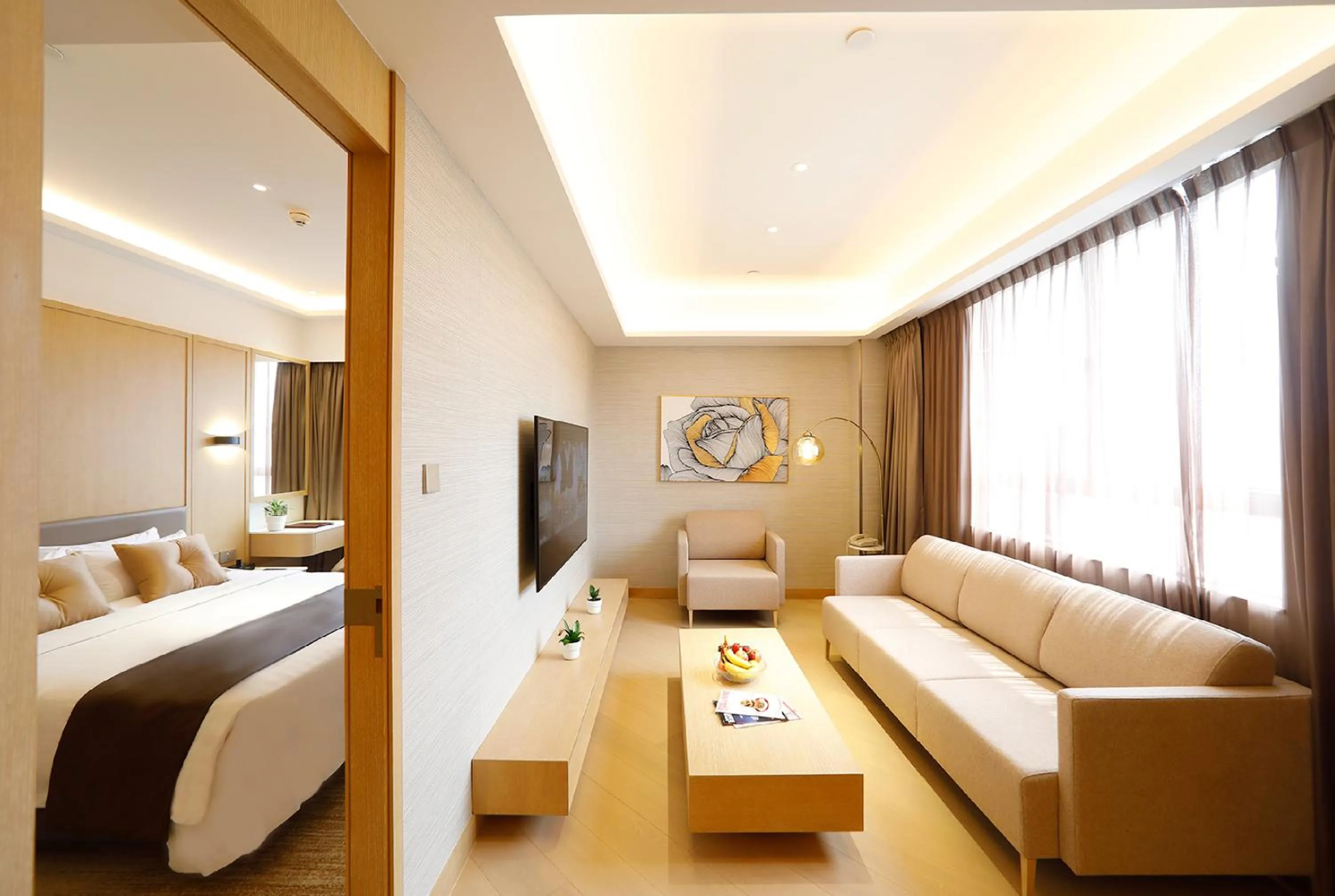 Living room, Bed in B P International