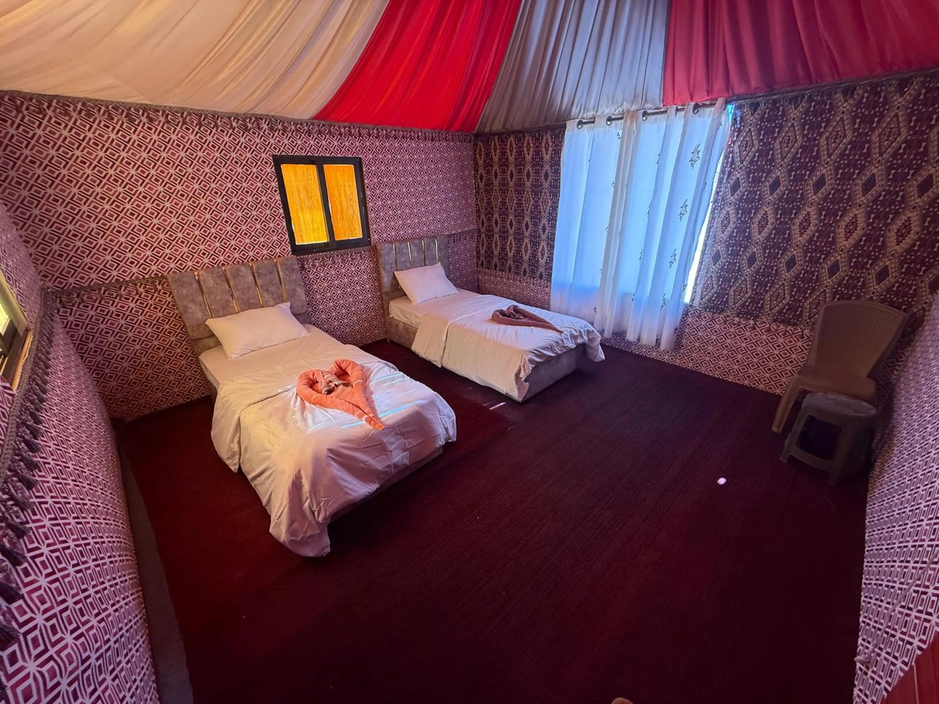 Double or Twin Room with Private Bathroom in Wadi Rum Desert Stars Camp