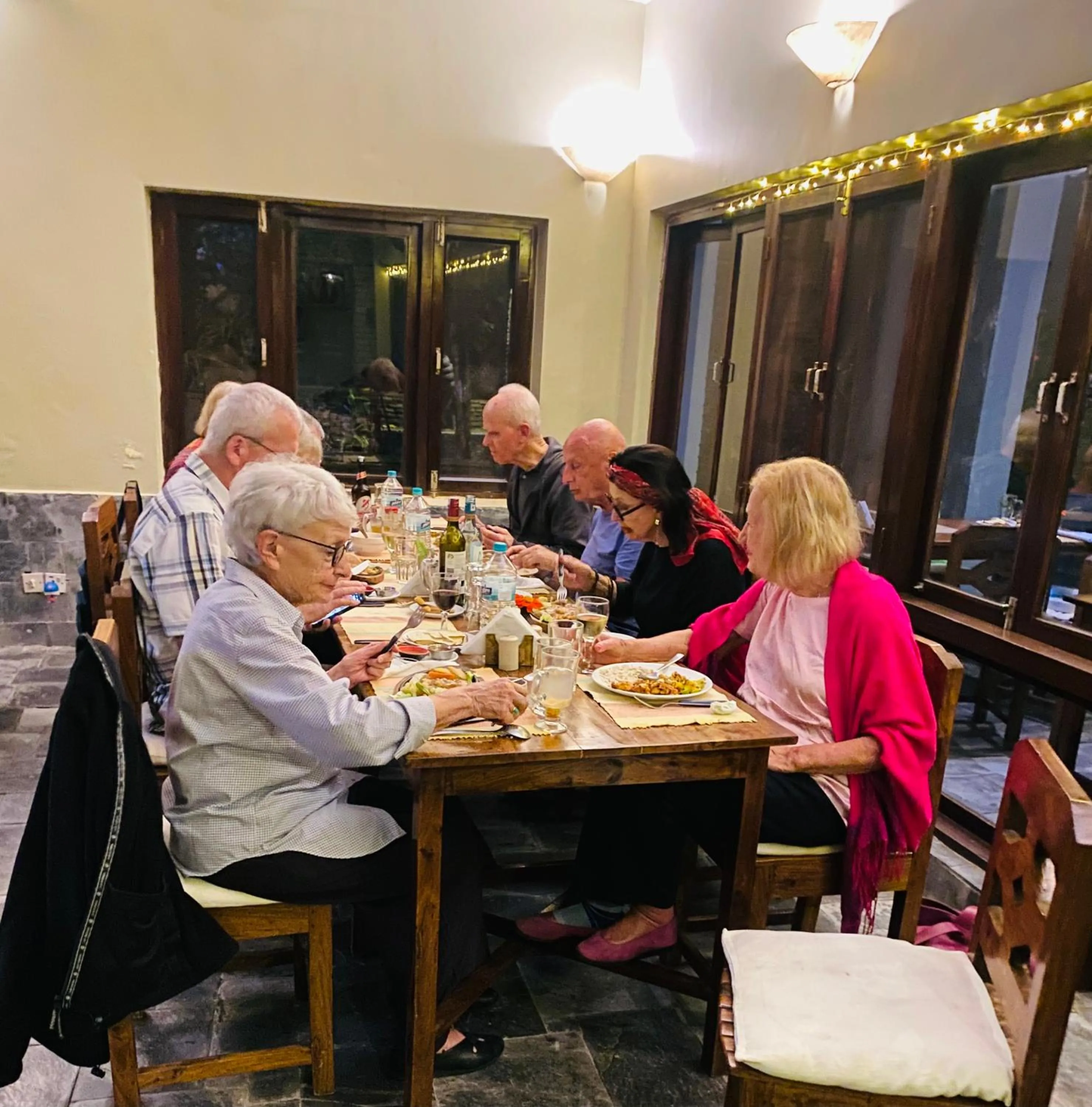 Dinner in Mum's Garden Resort