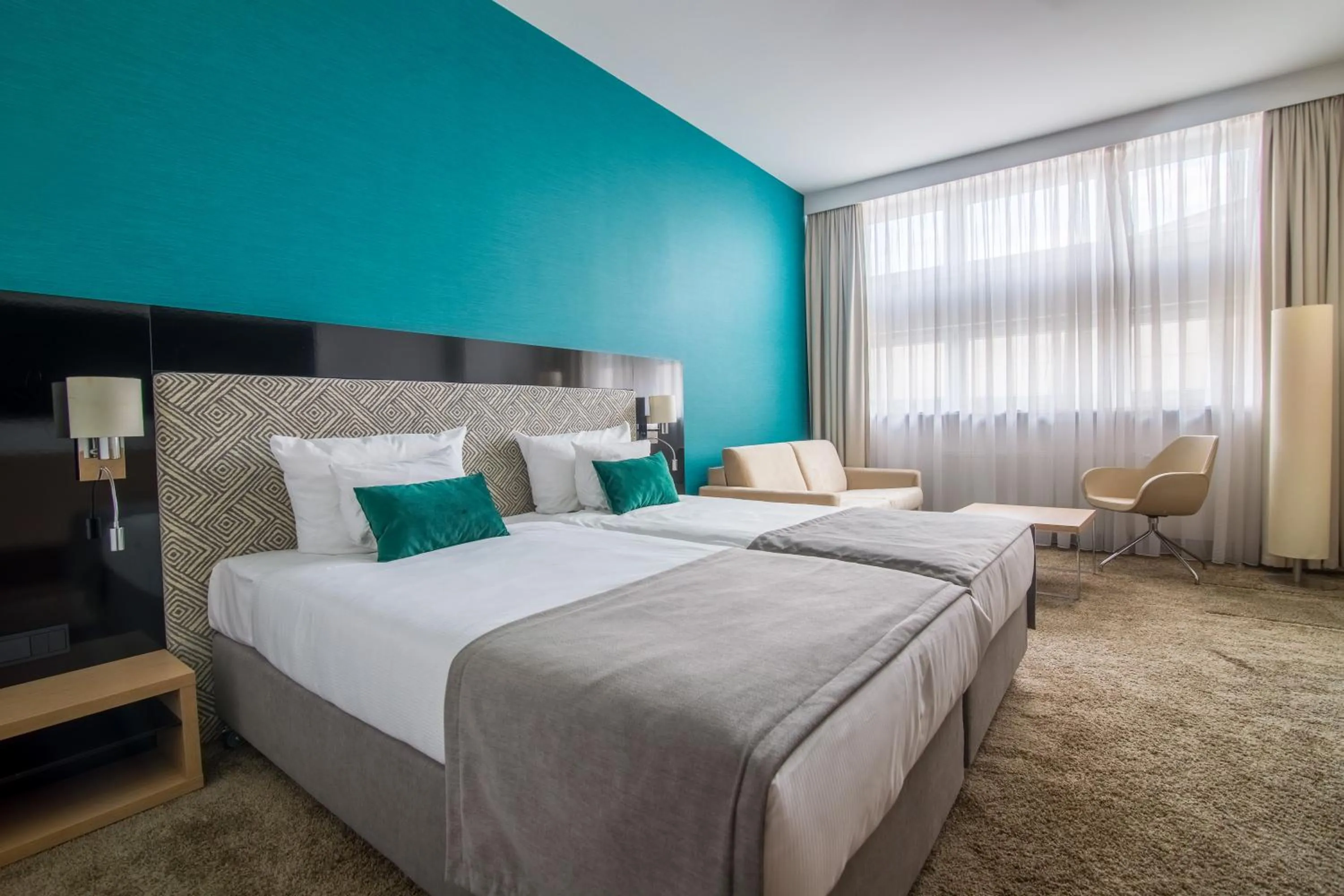 Bed in Hotel Bażantowo Sport