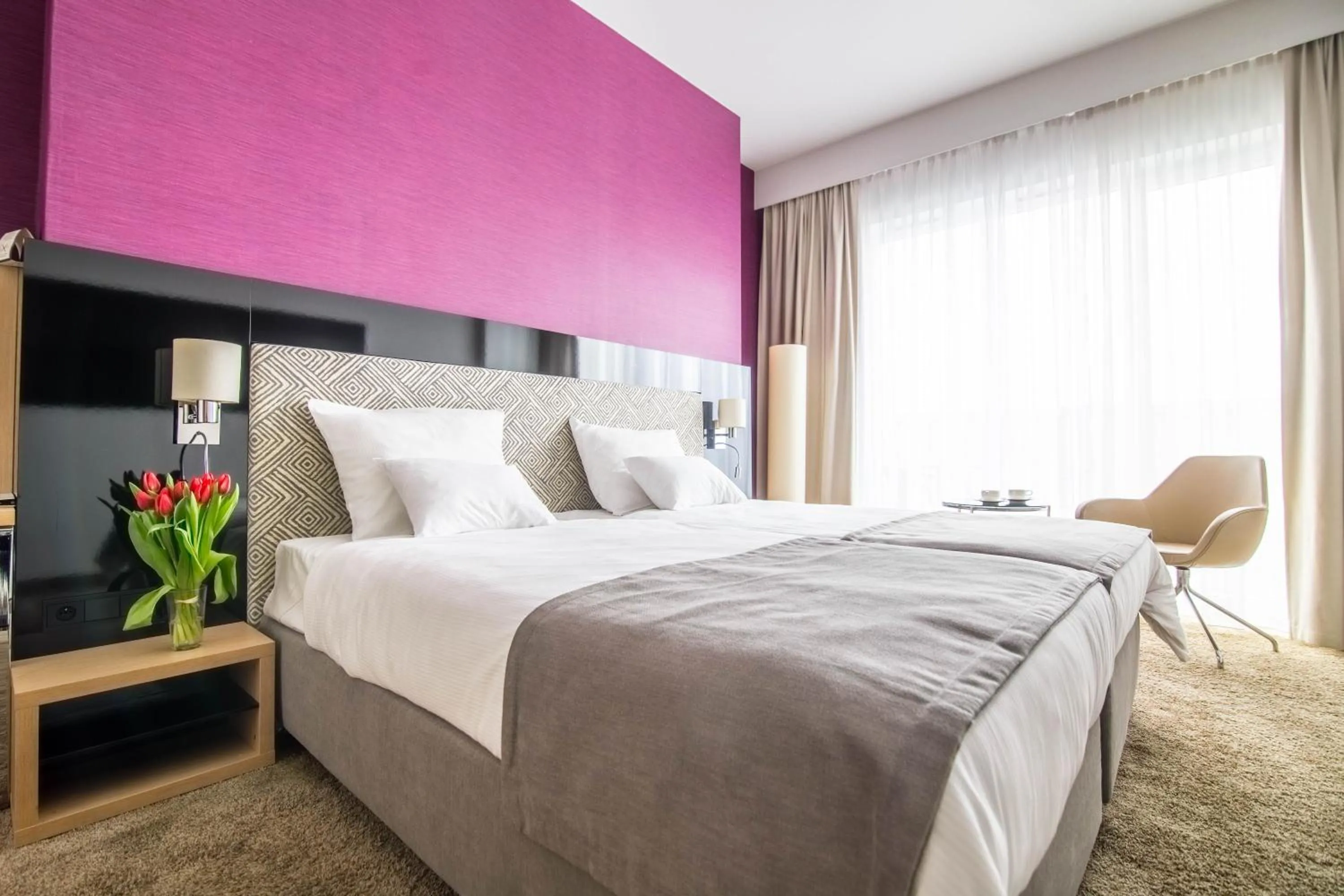 Bed in Hotel Bażantowo Sport