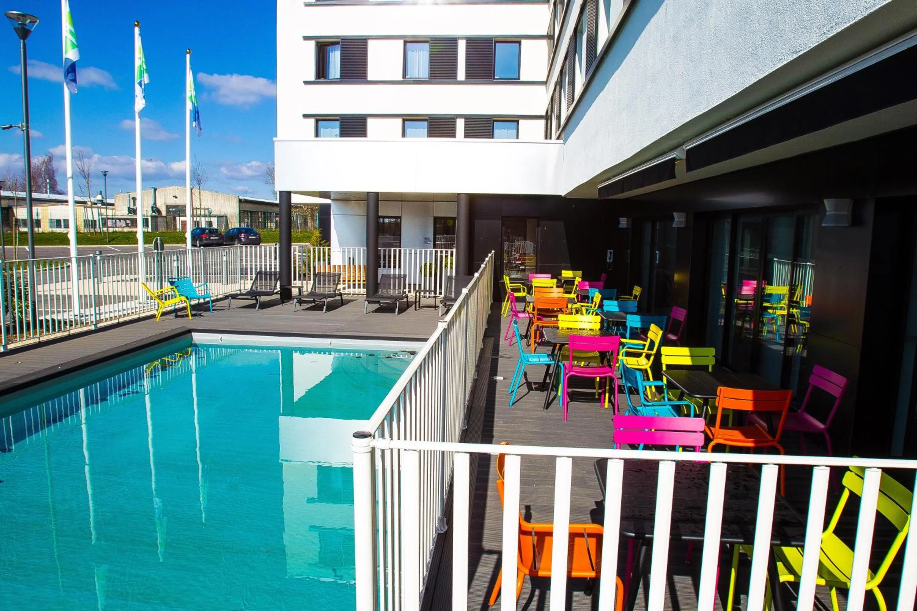 Swimming pool in Holiday Inn Express Dijon by IHG