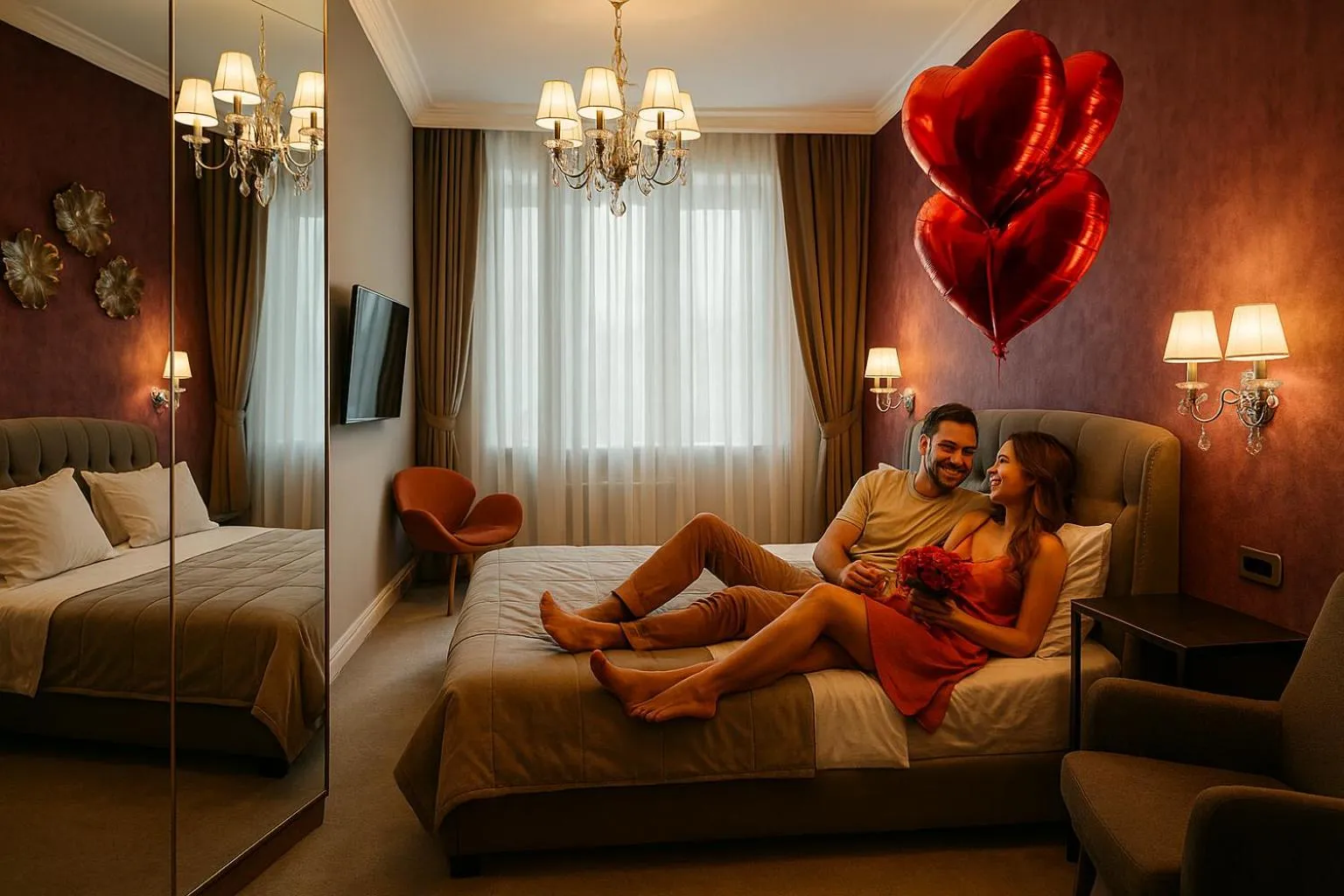 Text overlay, Bed in HIGHLINE DOWNTOWN ApartHotel OLDTOWN UNIRII SQUARE