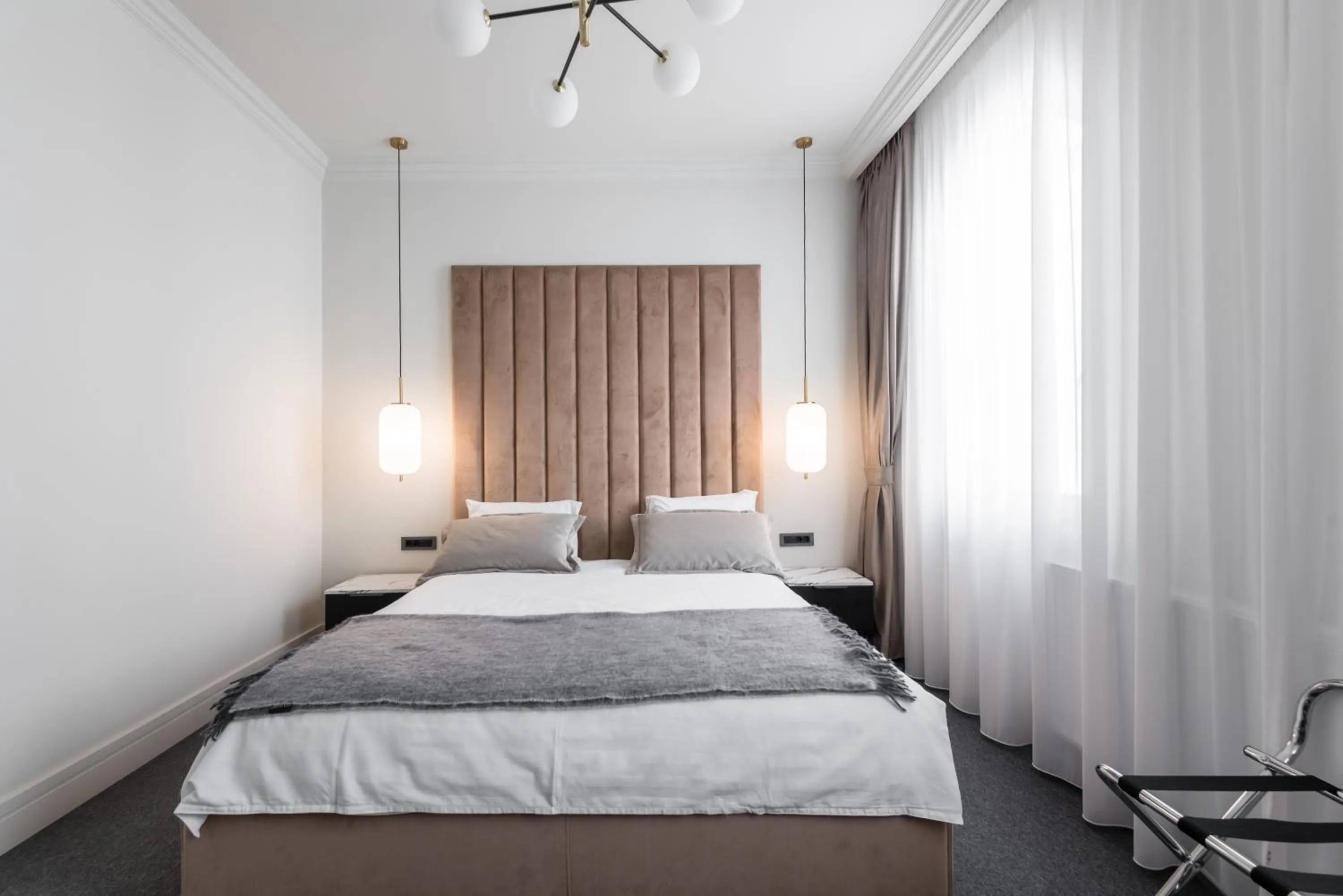 Photo of the whole room, Bed in HIGHLINE DOWNTOWN ApartHotel OLDTOWN UNIRII SQUARE