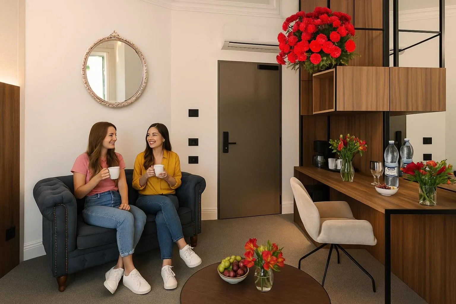 Text overlay in HIGHLINE DOWNTOWN ApartHotel OLDTOWN UNIRII SQUARE