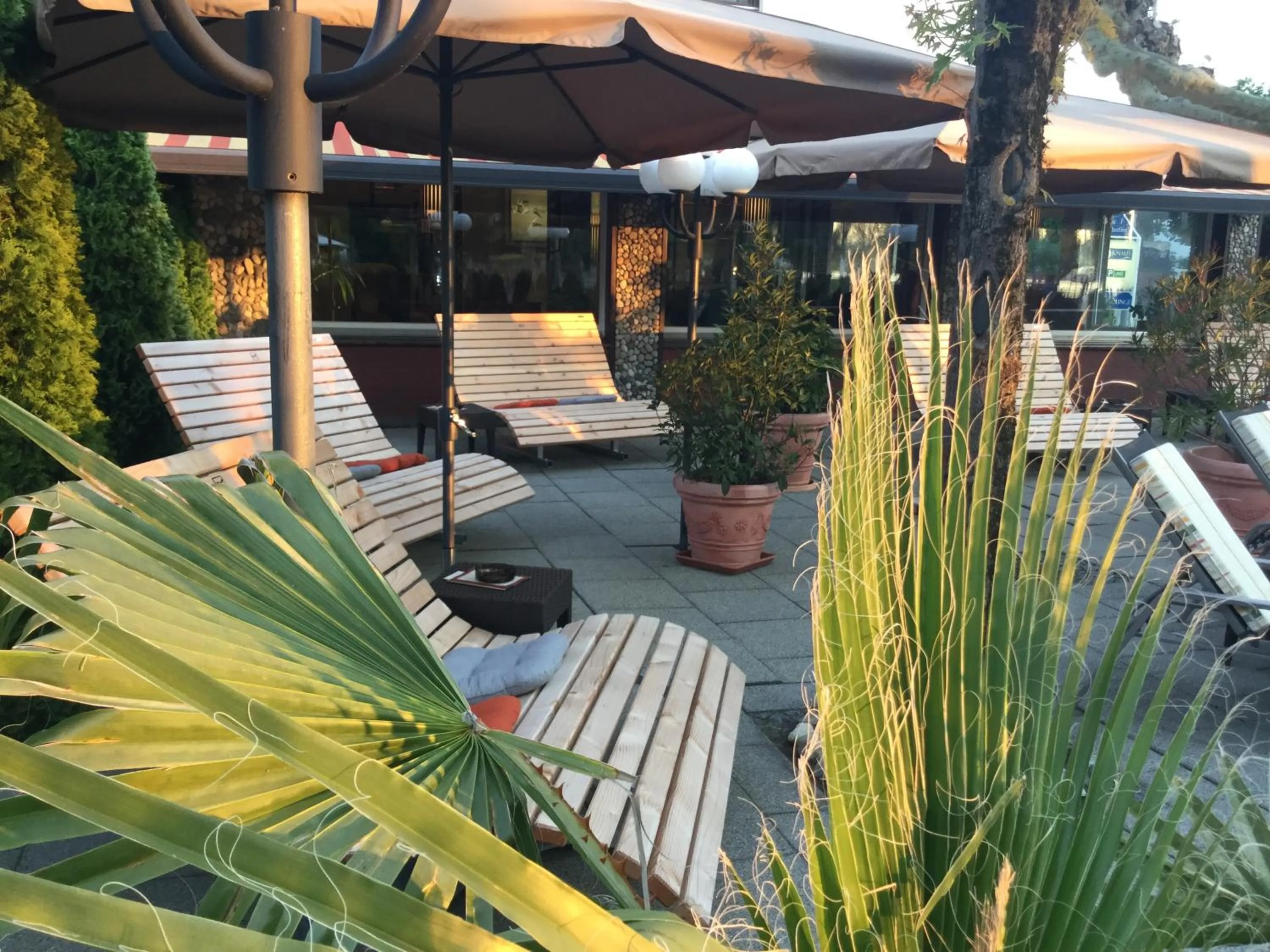 Balcony/Terrace in Hotel Knaus am Hafen