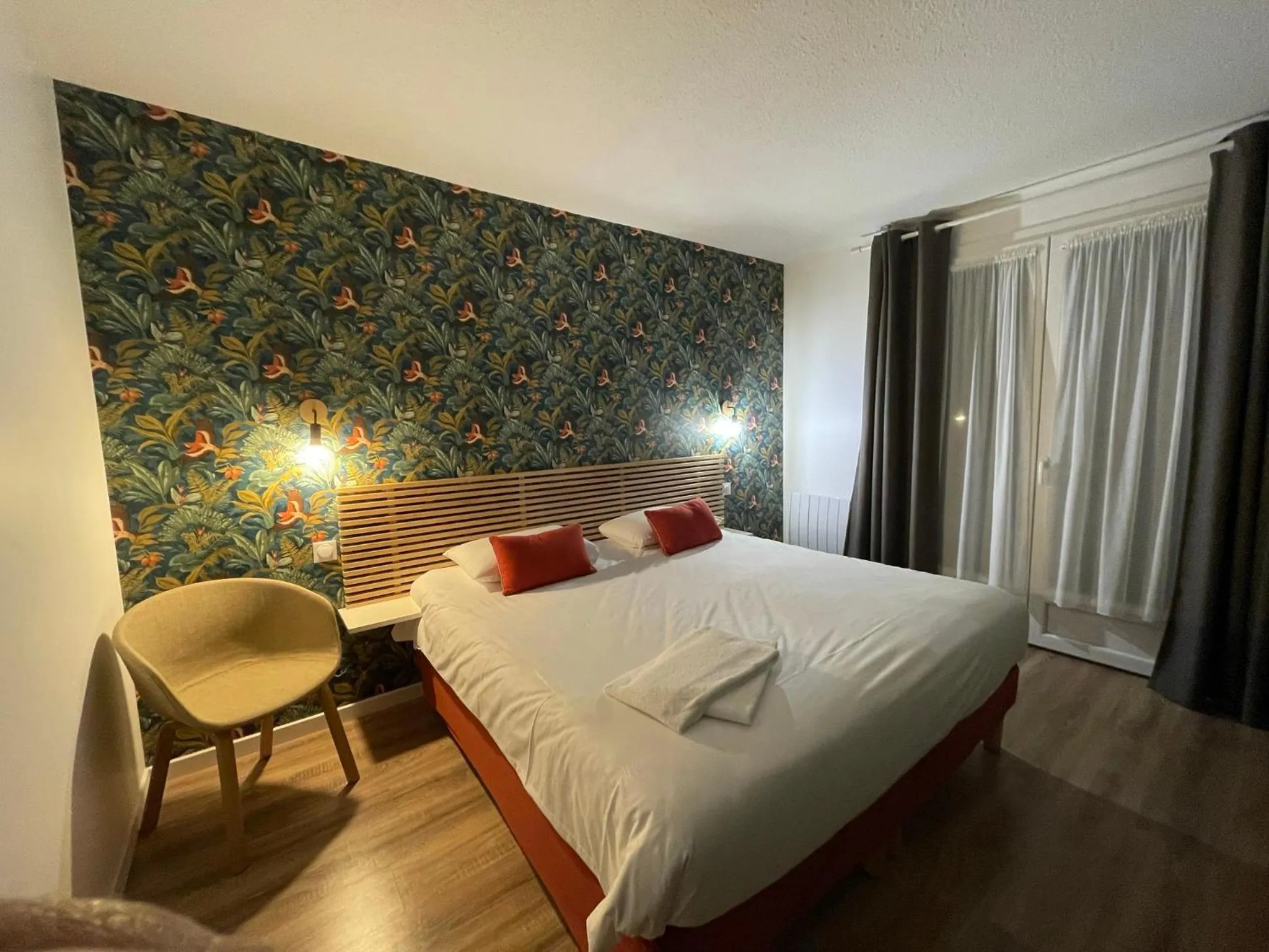 Bed in Hôtel des Dunes Noirmoutier