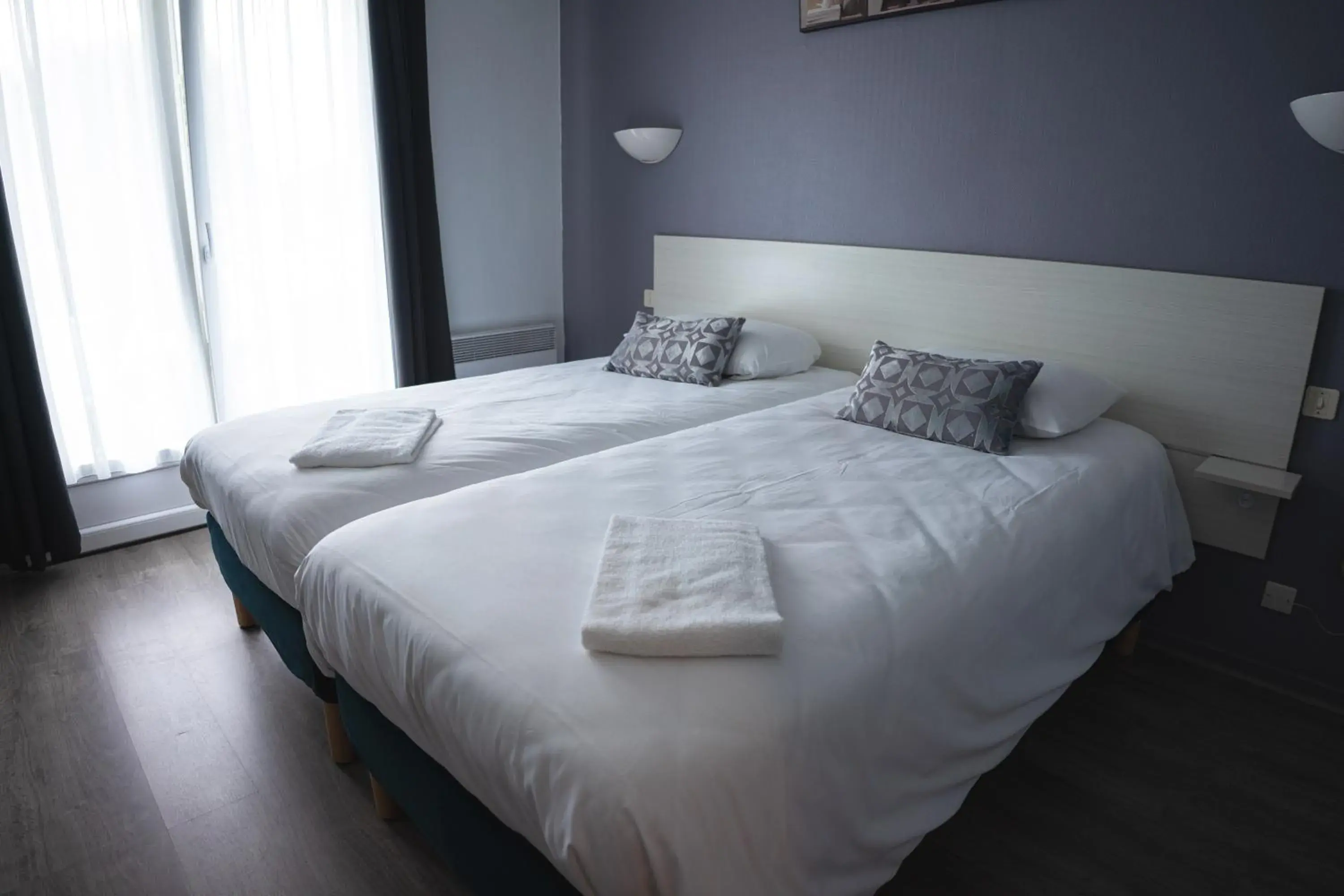 Twin Room with Terrace in Hôtel des Dunes Noirmoutier Twin Room with Terrace in Hôtel des Dunes Noirmoutier