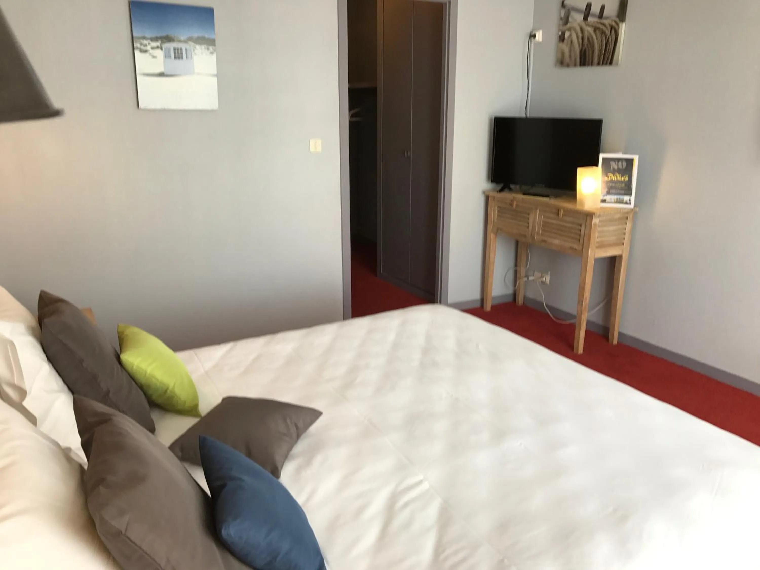 Bed in Hôtel des Dunes Noirmoutier