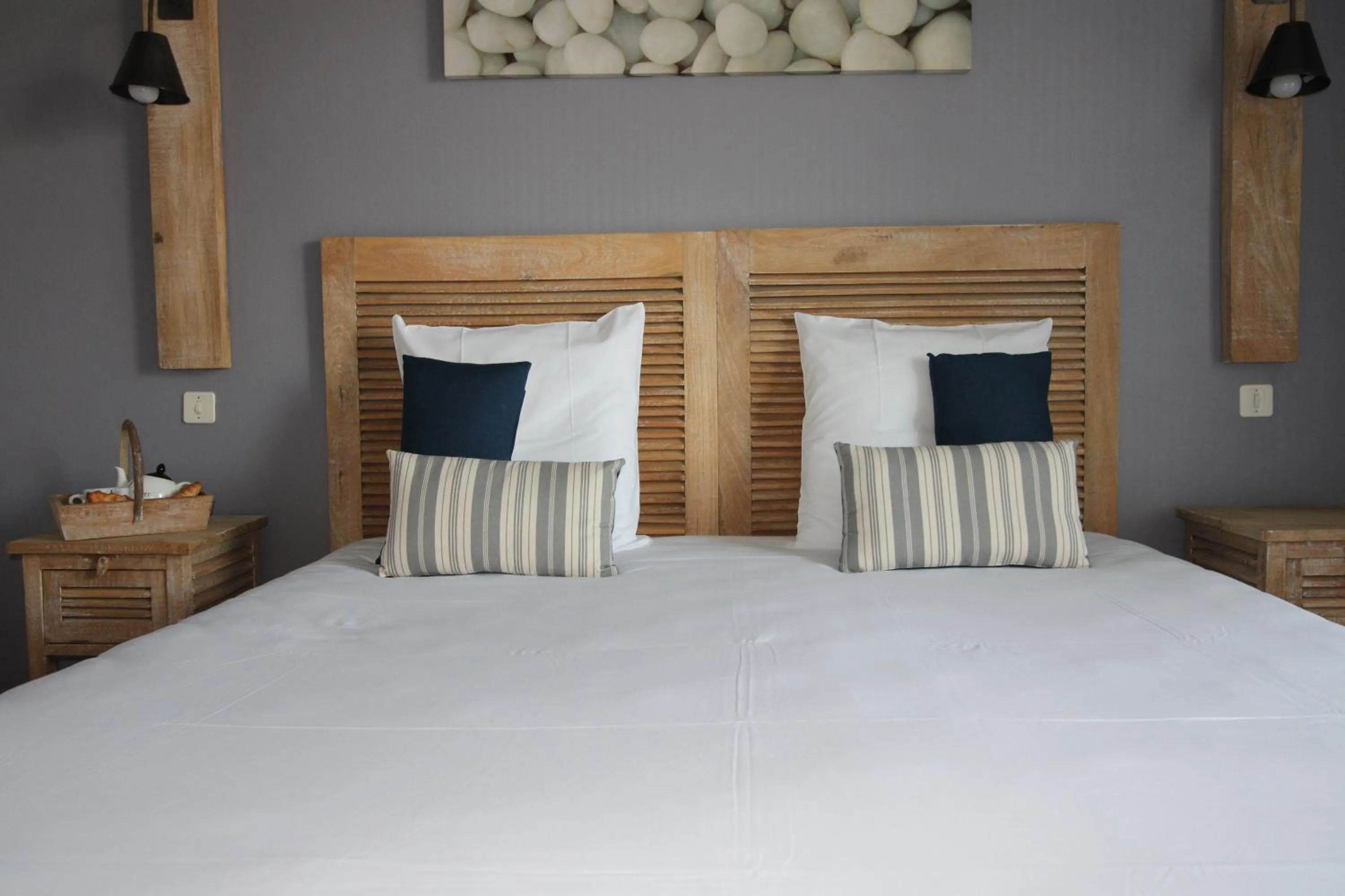 Bed in Hôtel des Dunes Noirmoutier