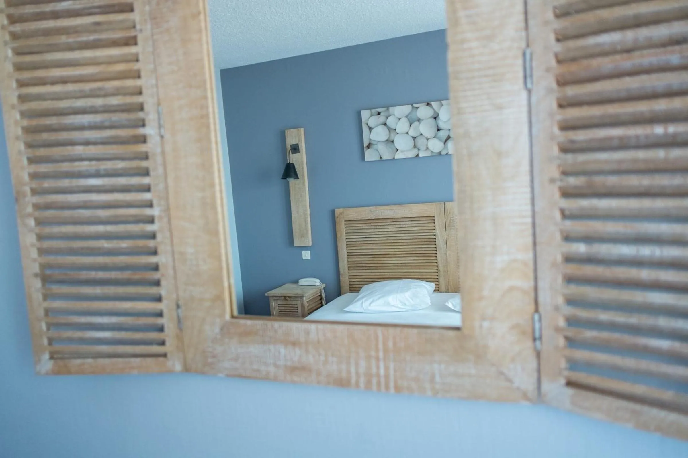 Bed in Hôtel des Dunes Noirmoutier