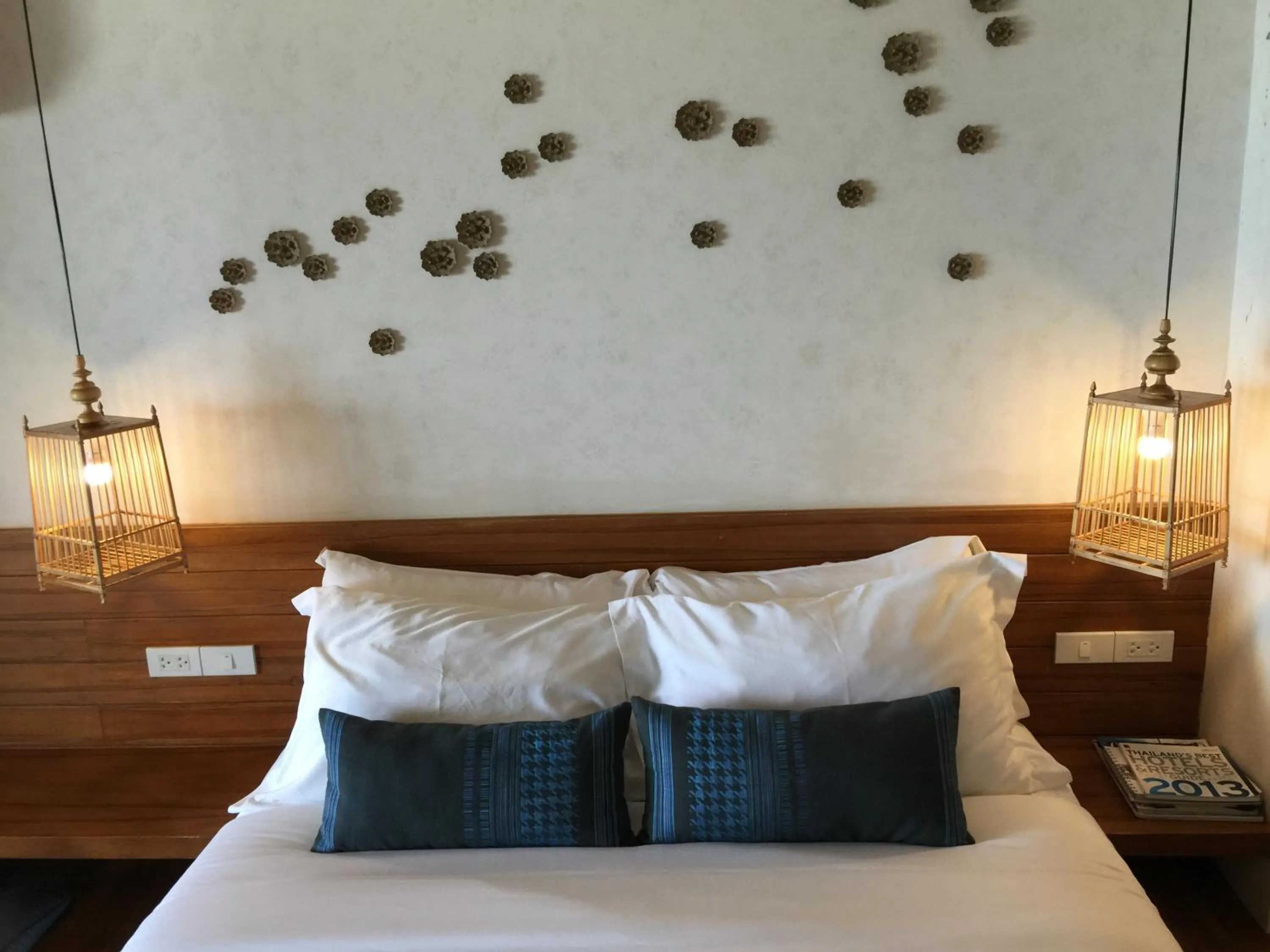 Decorative detail, Bed in Bliss Resort Krabi