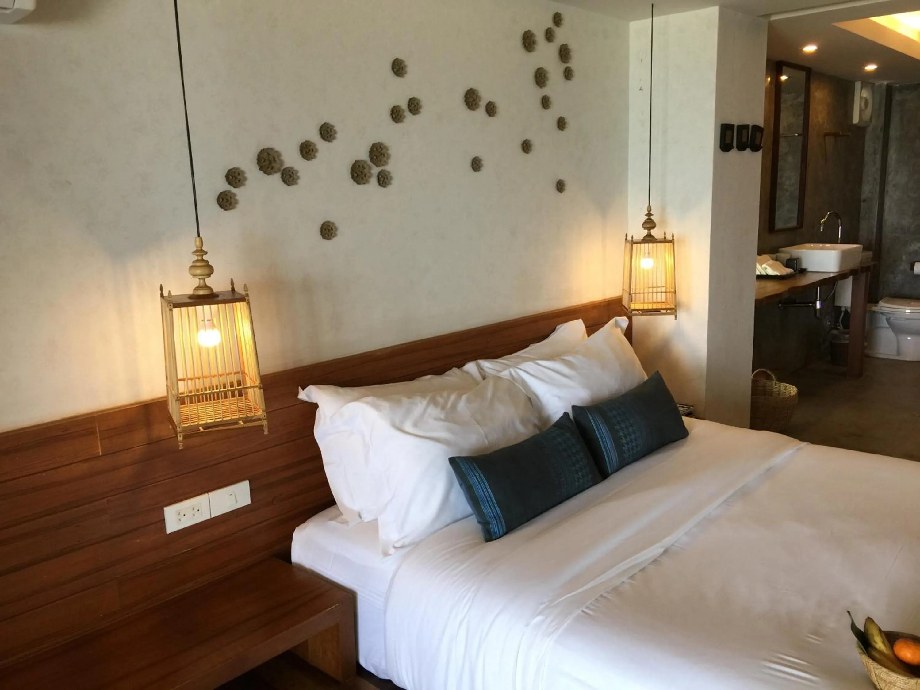 Decorative detail, Bed in Bliss Resort Krabi