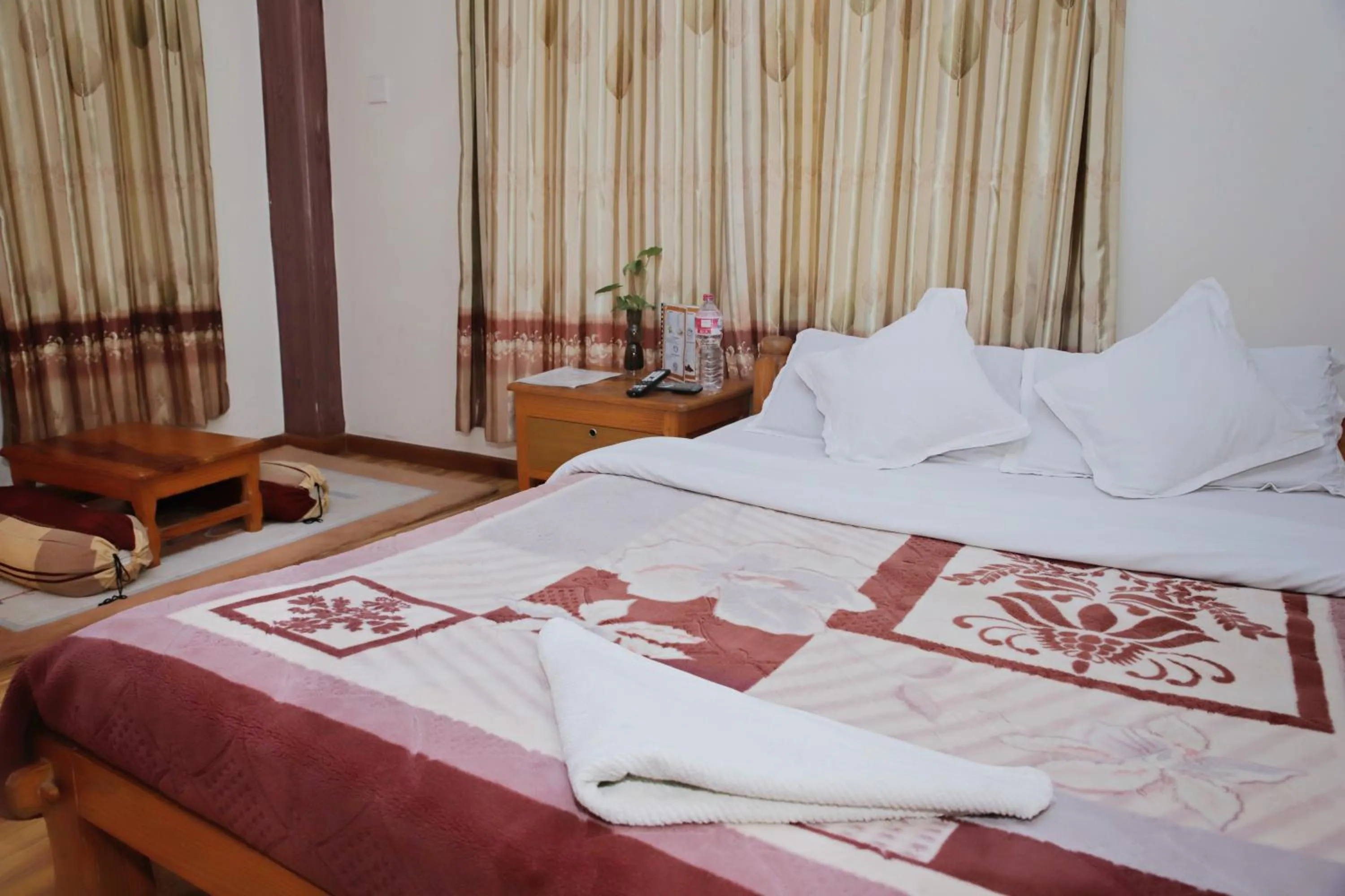 Bed in Hotel Hakoniwa