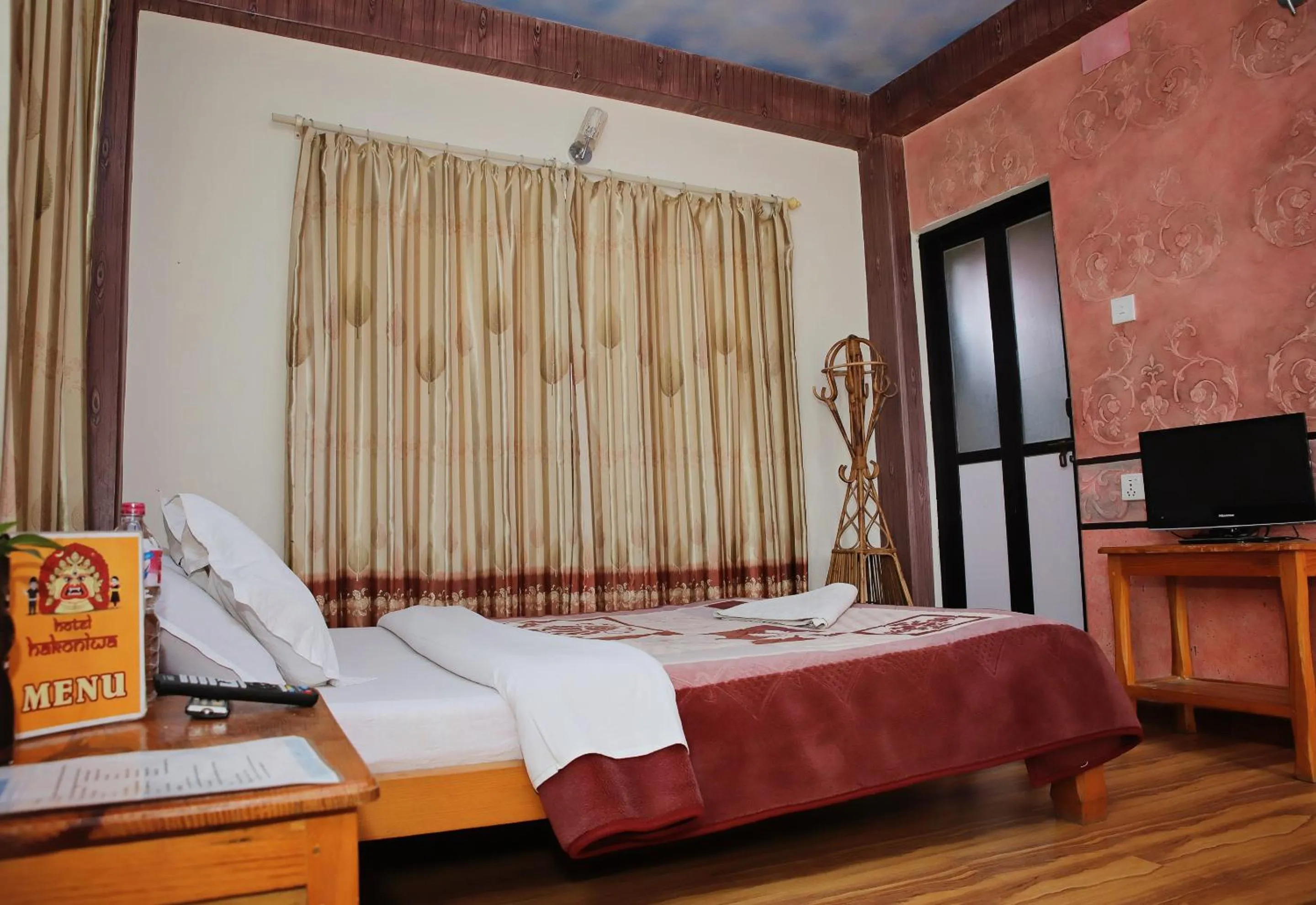 Bed in Hotel Hakoniwa