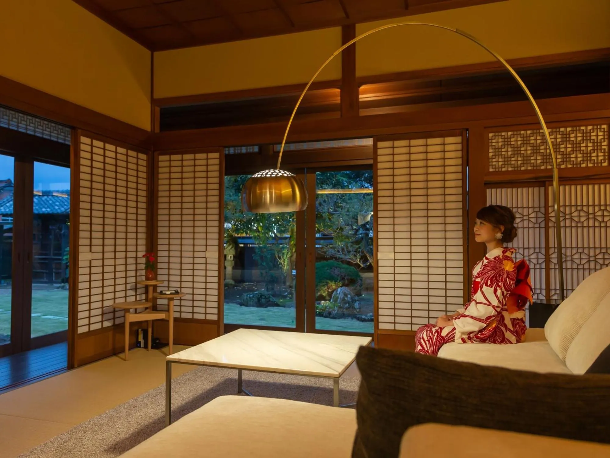Photo of the whole room, Bed in Iizukatei