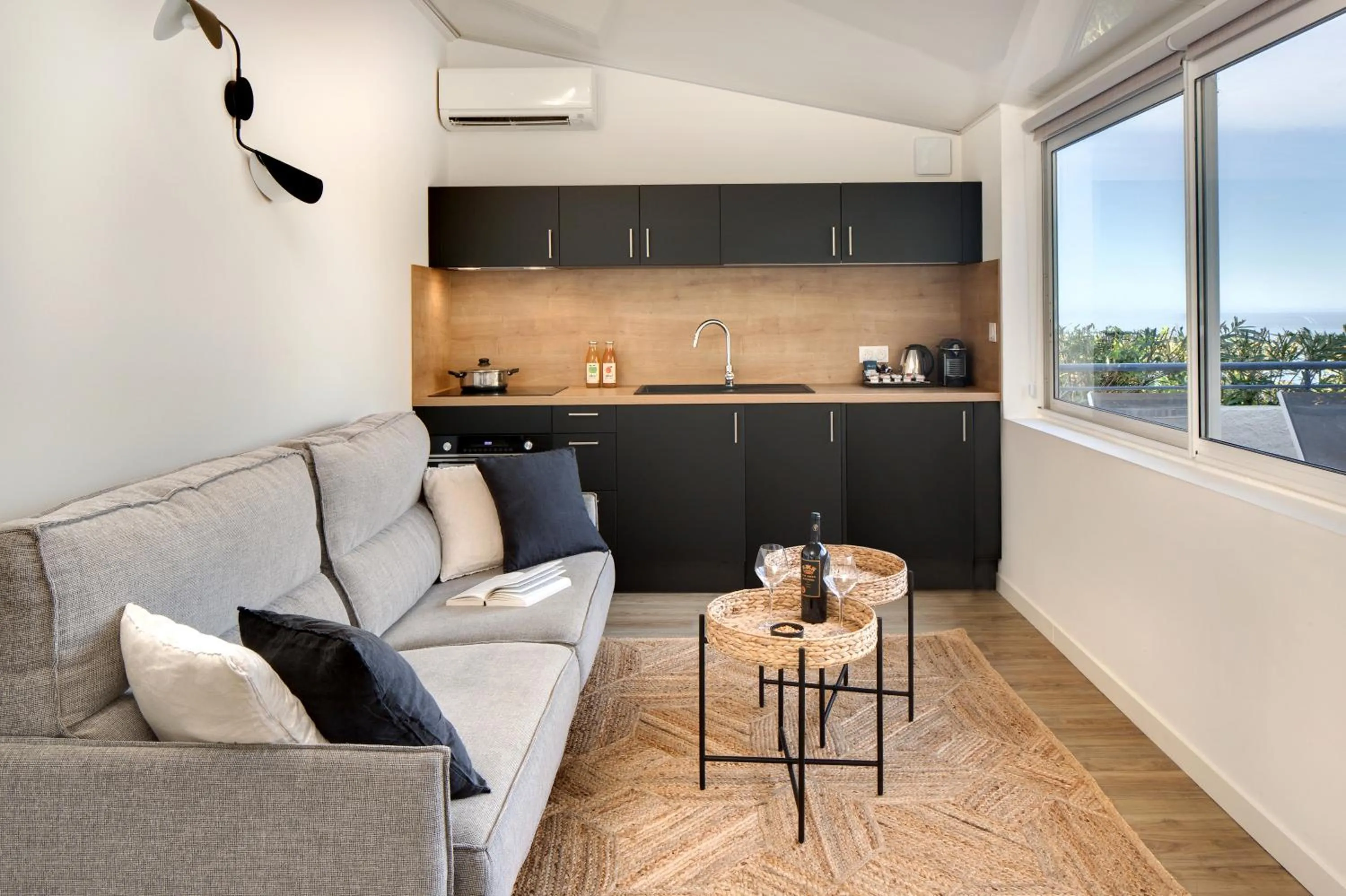 kitchen in Hôtel & Spa Les Mouettes