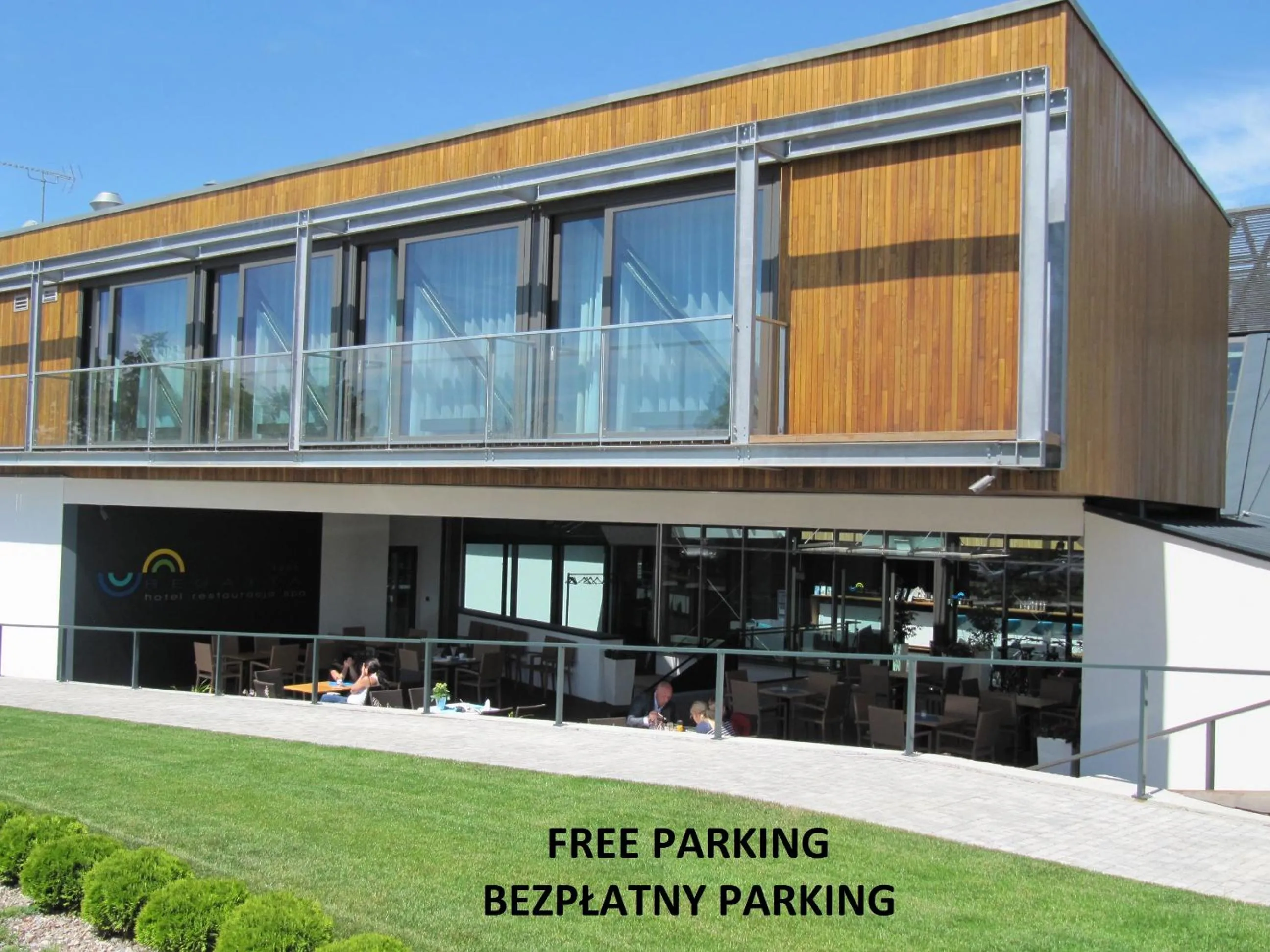 Property building in Regatta Hotel Restauracja Spa
