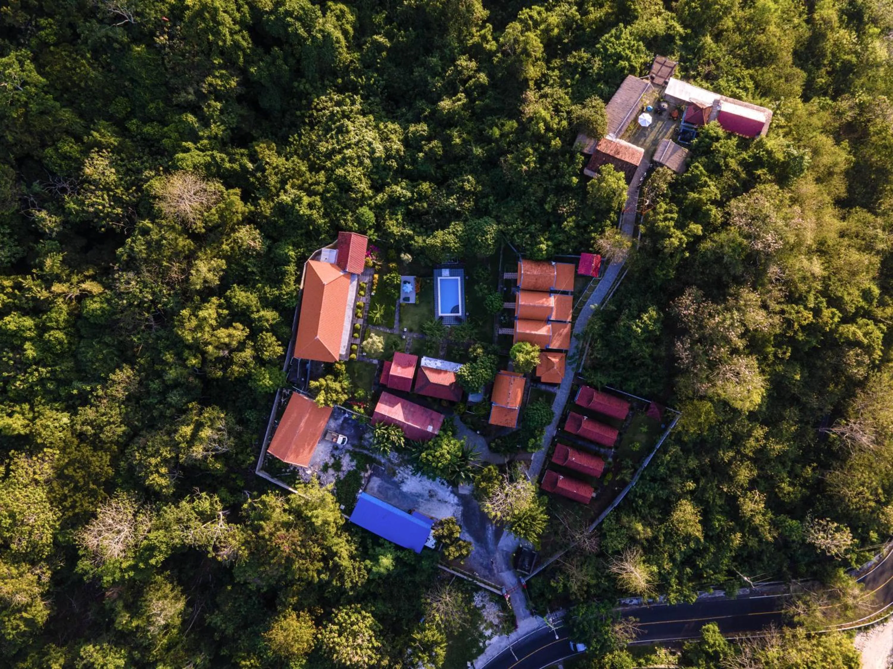 Bird's eye view in The Pande Hill Homestay