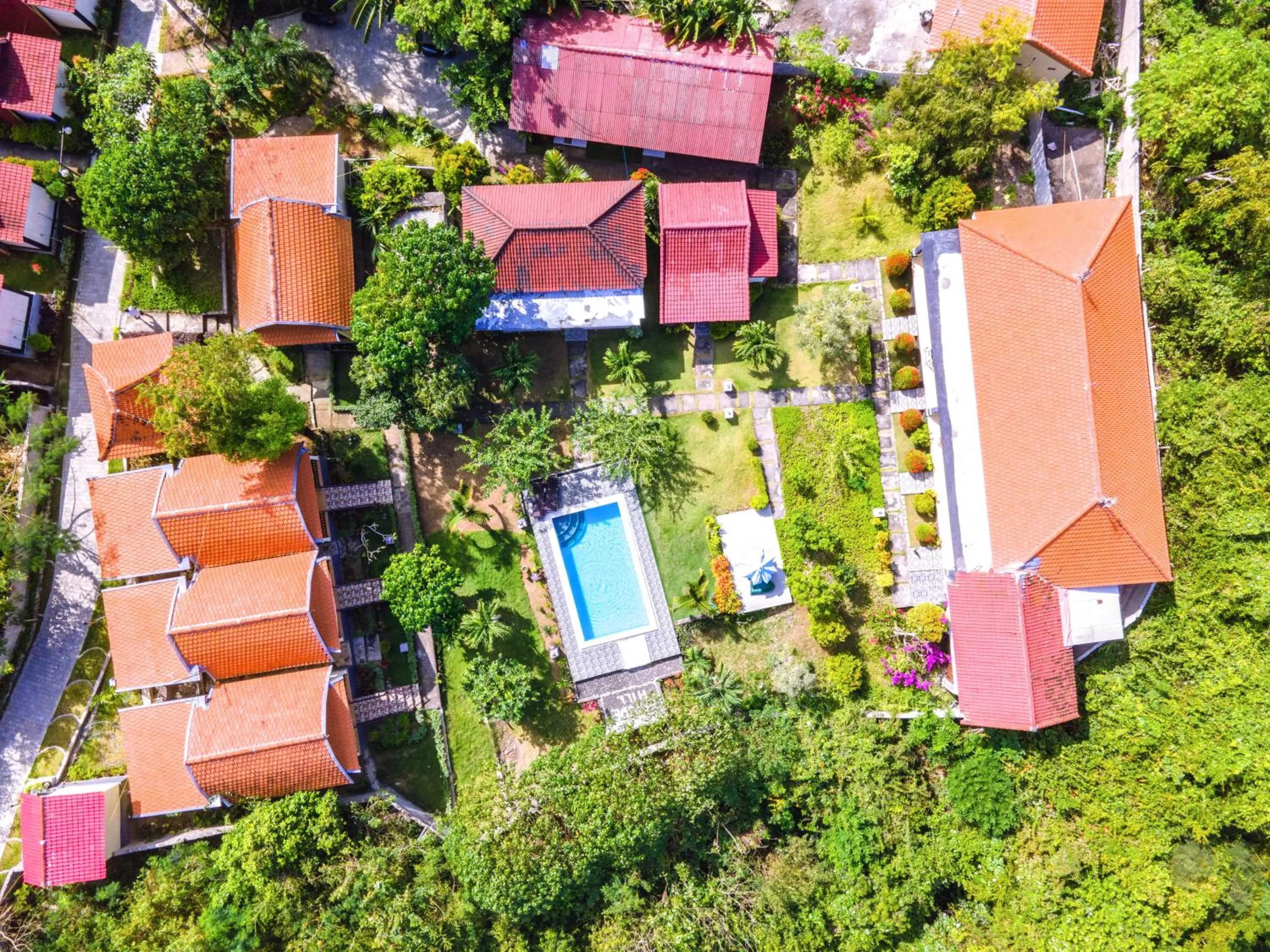 Bird's eye view in The Pande Hill Homestay
