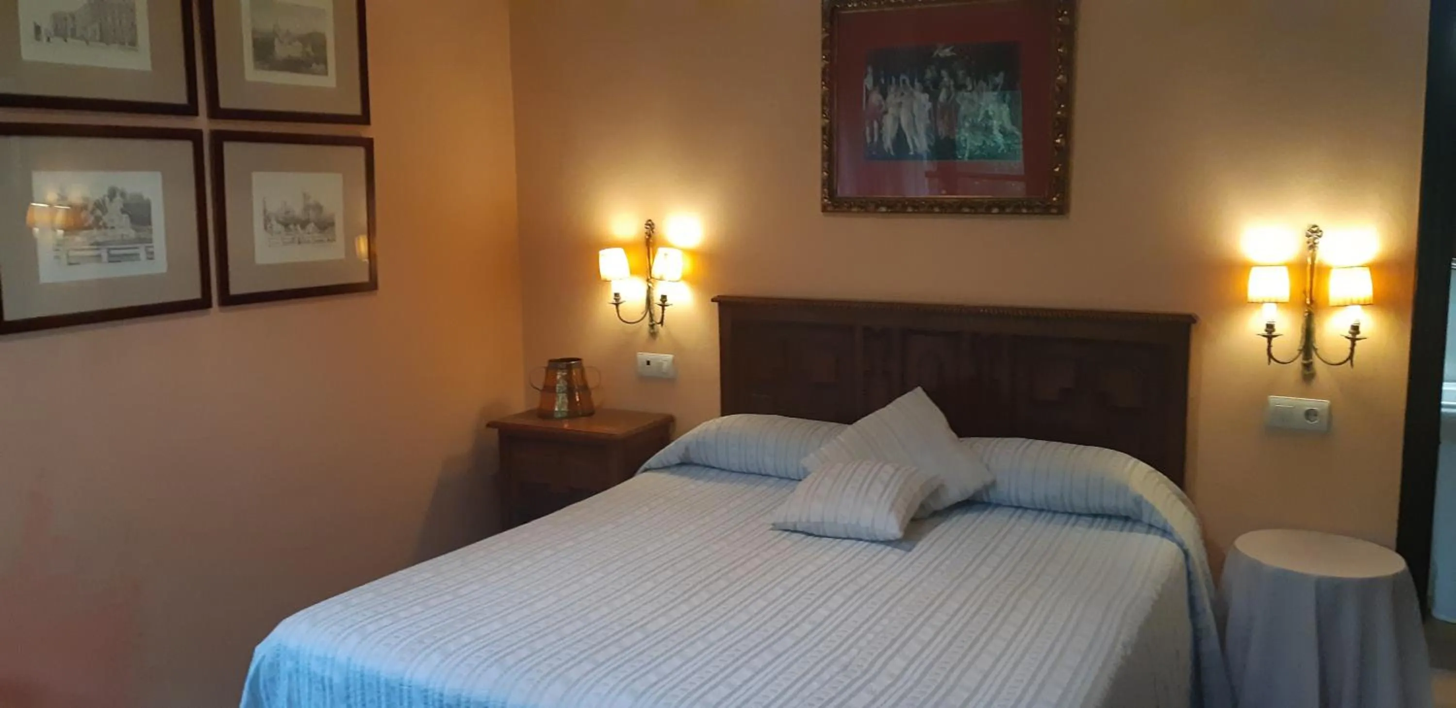 Bed in Hotel Rural El Pagadín