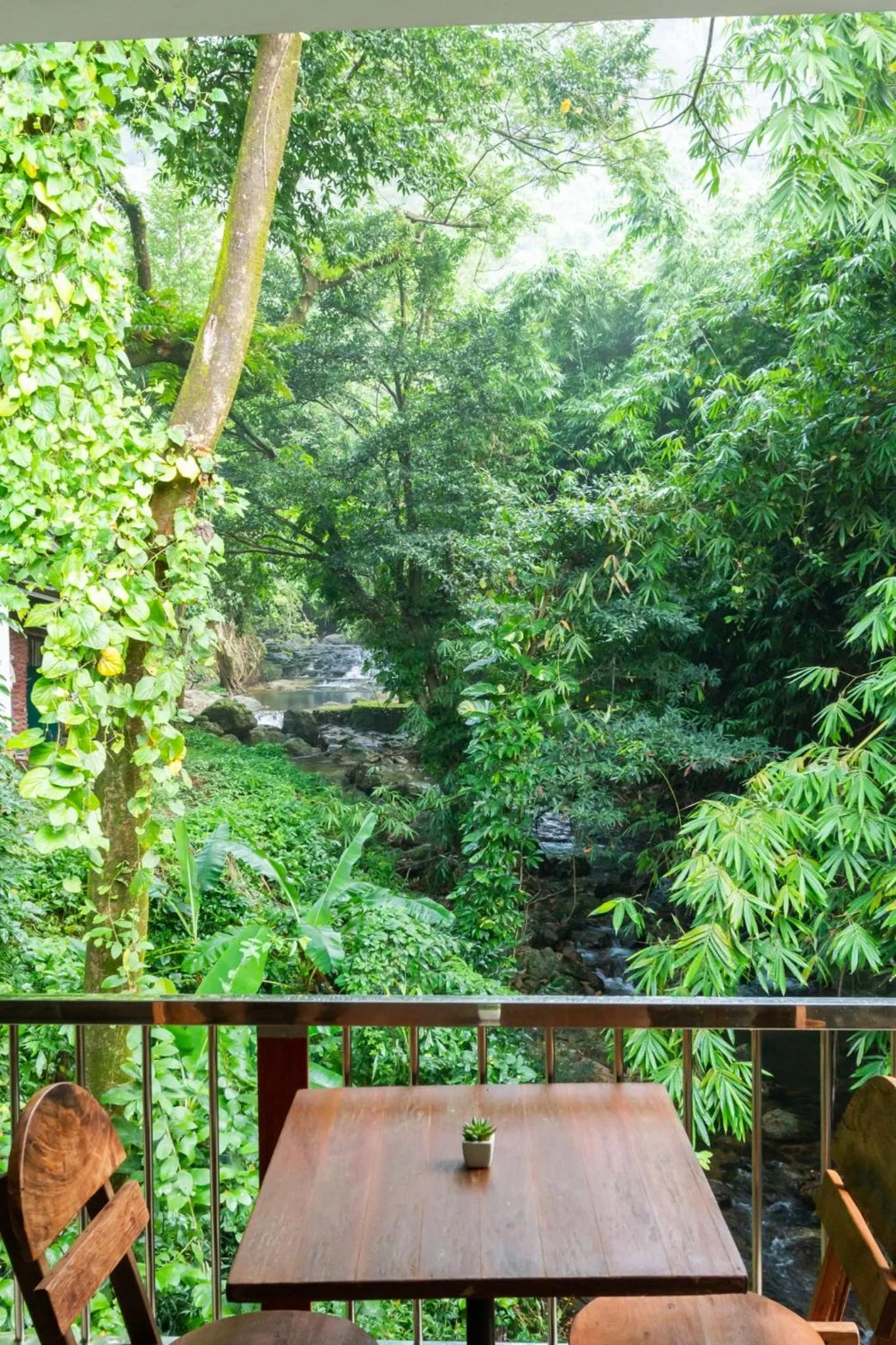 Patio in Namtok Sarika Resotel