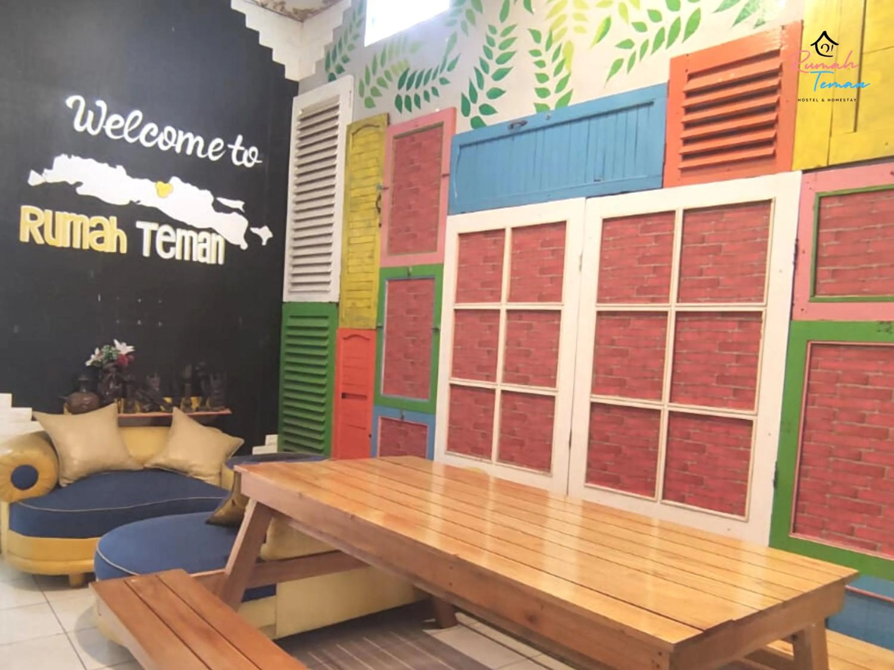 Lobby or reception in Rumah Teman Hostel