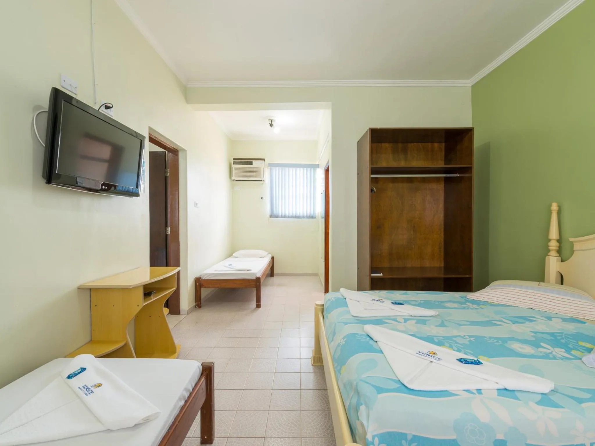 Bedroom, Bed in Hotel Venice Ubatuba