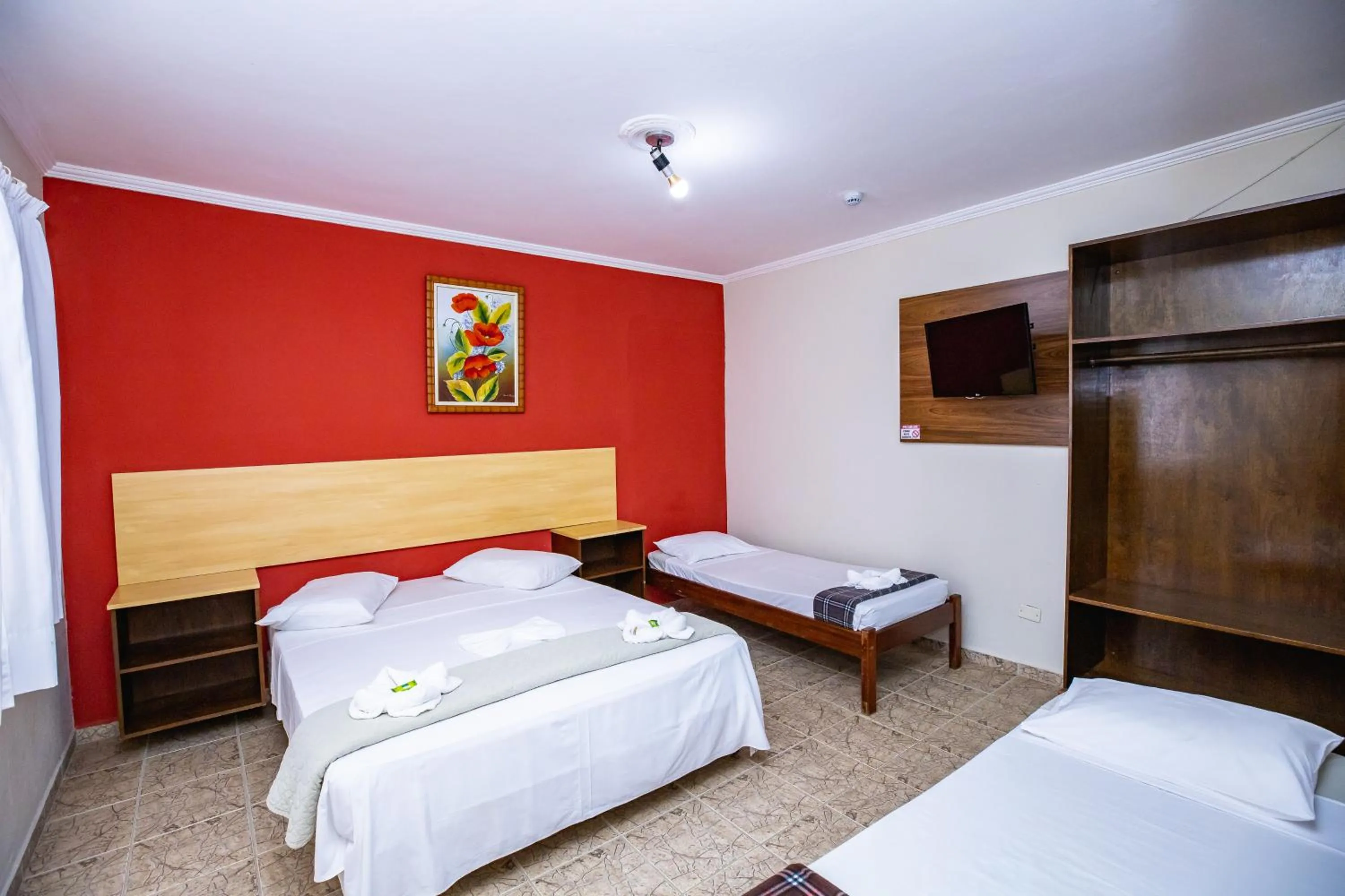 Bedroom, Bed in Hotel Venice Ubatuba